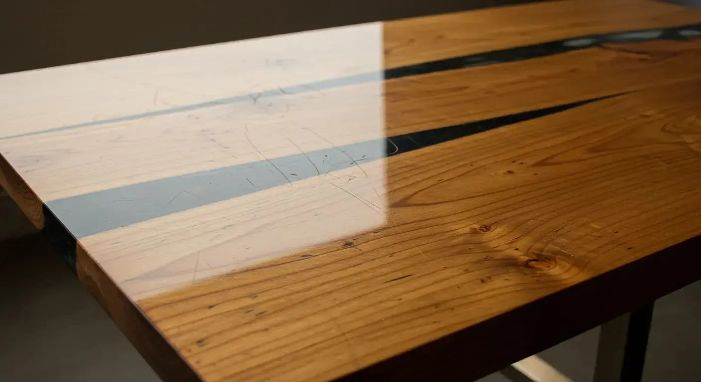 Do Epoxy Tables Scratch Easily? Here’s What Mine Look Like After a Few Years