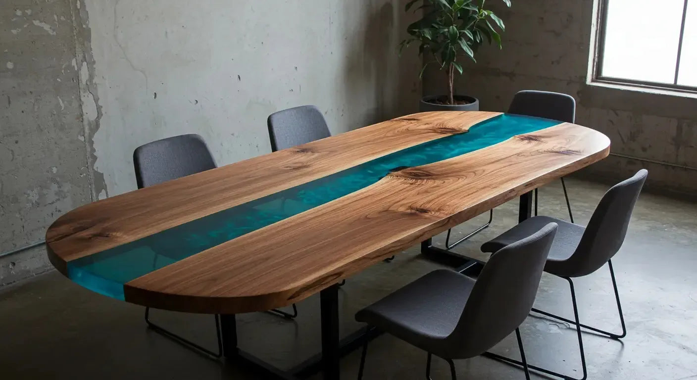 What Happened When I Tried Making an Oval Epoxy Table