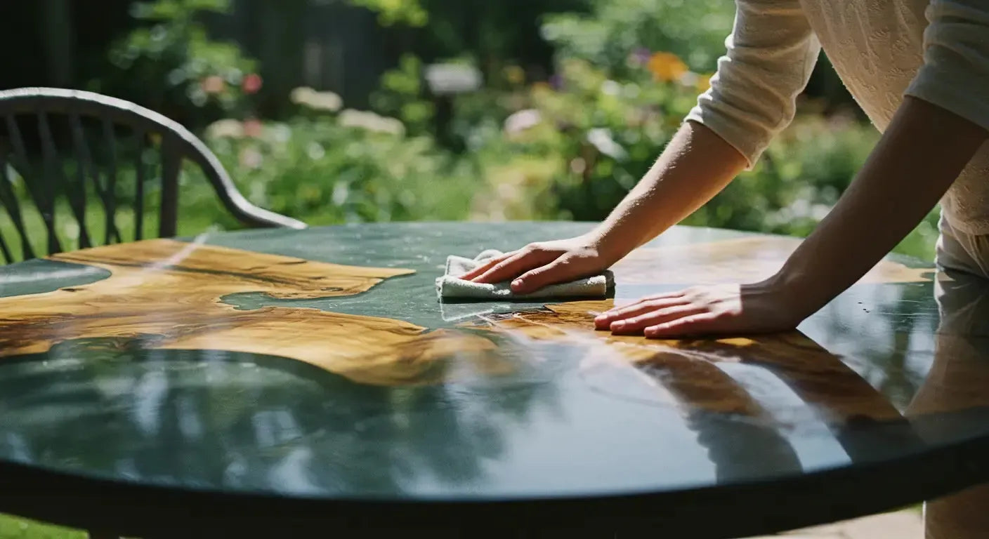How I Clean My Epoxy Tabletops (Without Ruining the Finish)