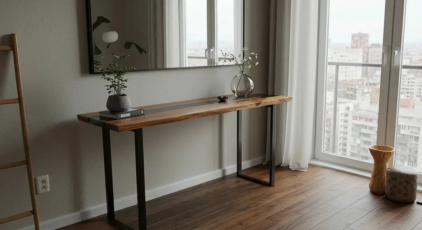 I Styled My Console Table Without Buying Anything New
