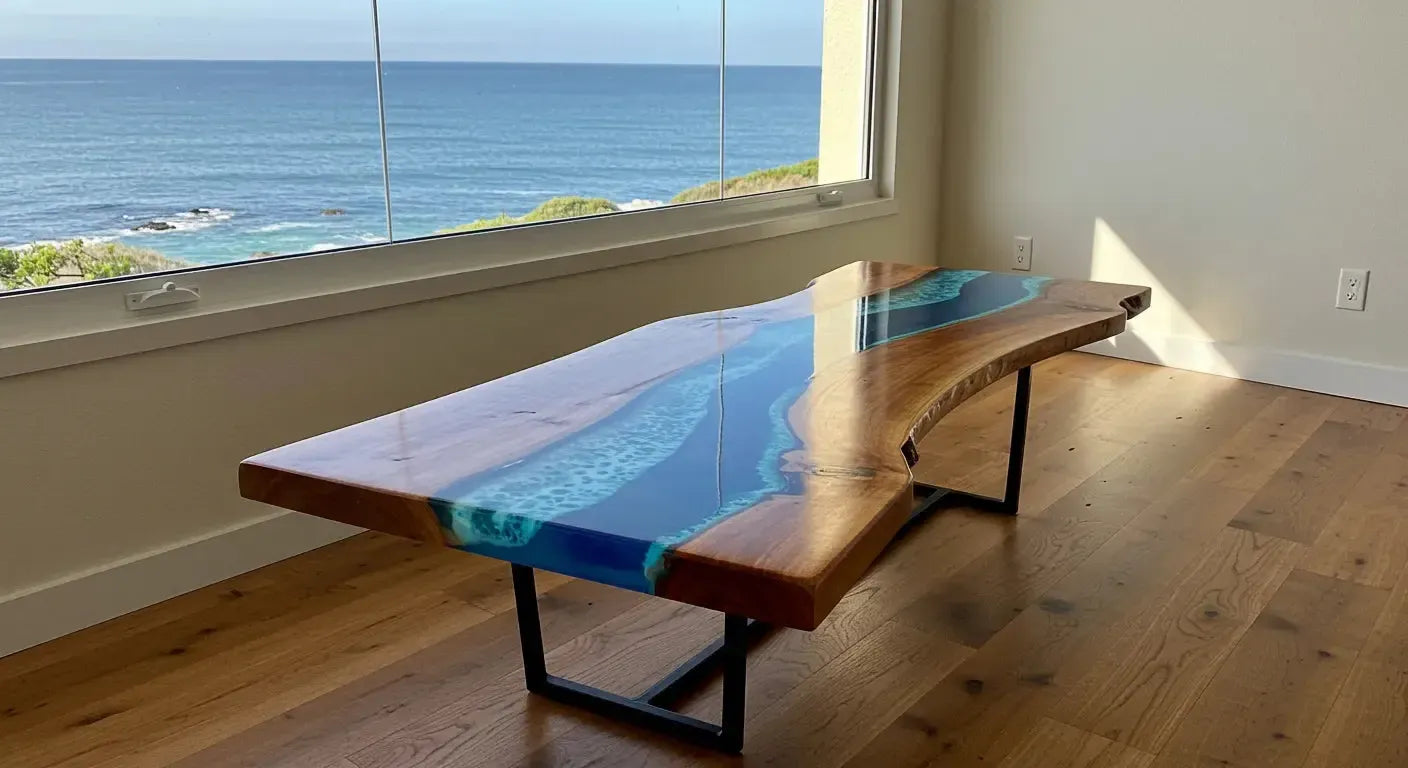 Making an Ocean Resin Pour (And What Surprised Me)