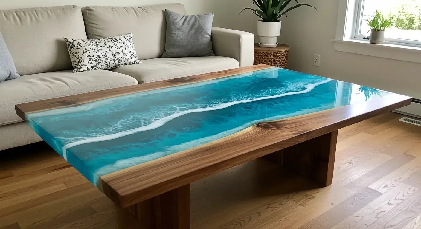 Ocean Resin Art: Coffee Tables That Made Me Rethink My Style