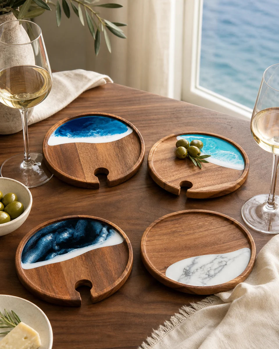 Resin Serverware styled collection scene at Resin Society