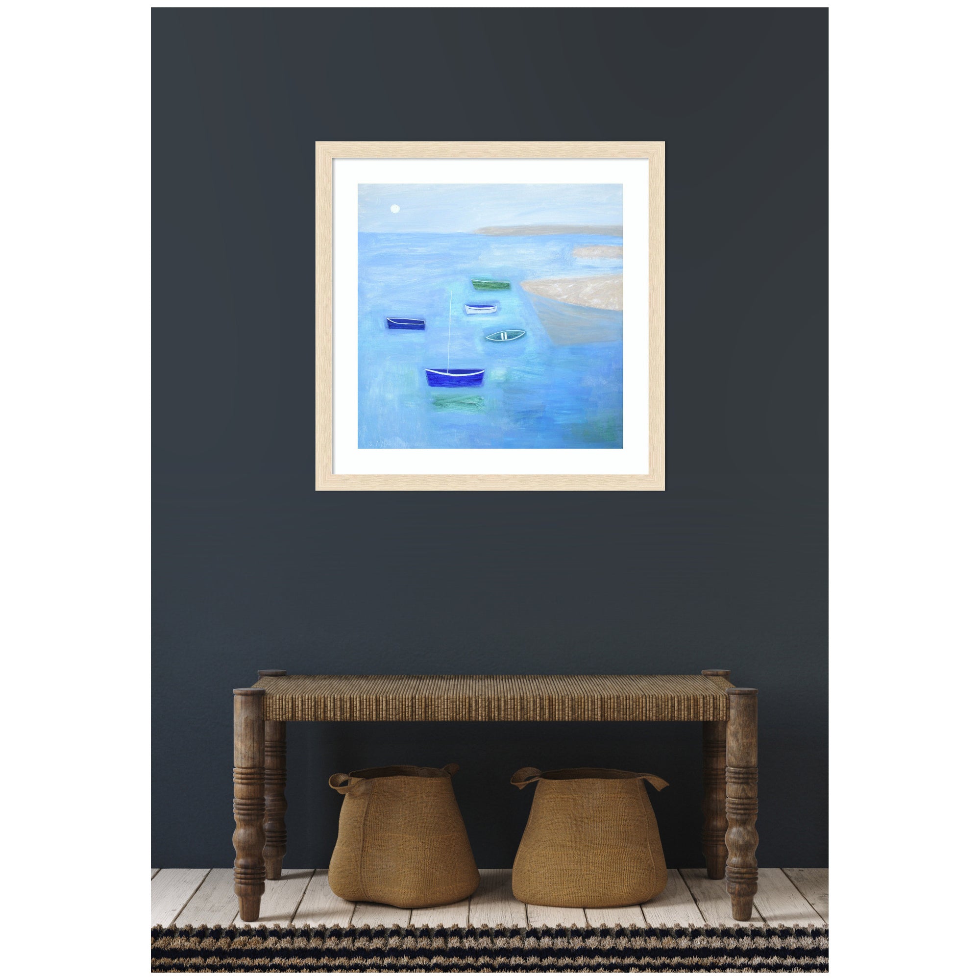 Framed Art Calm Waters by Giuliana Lazzerini