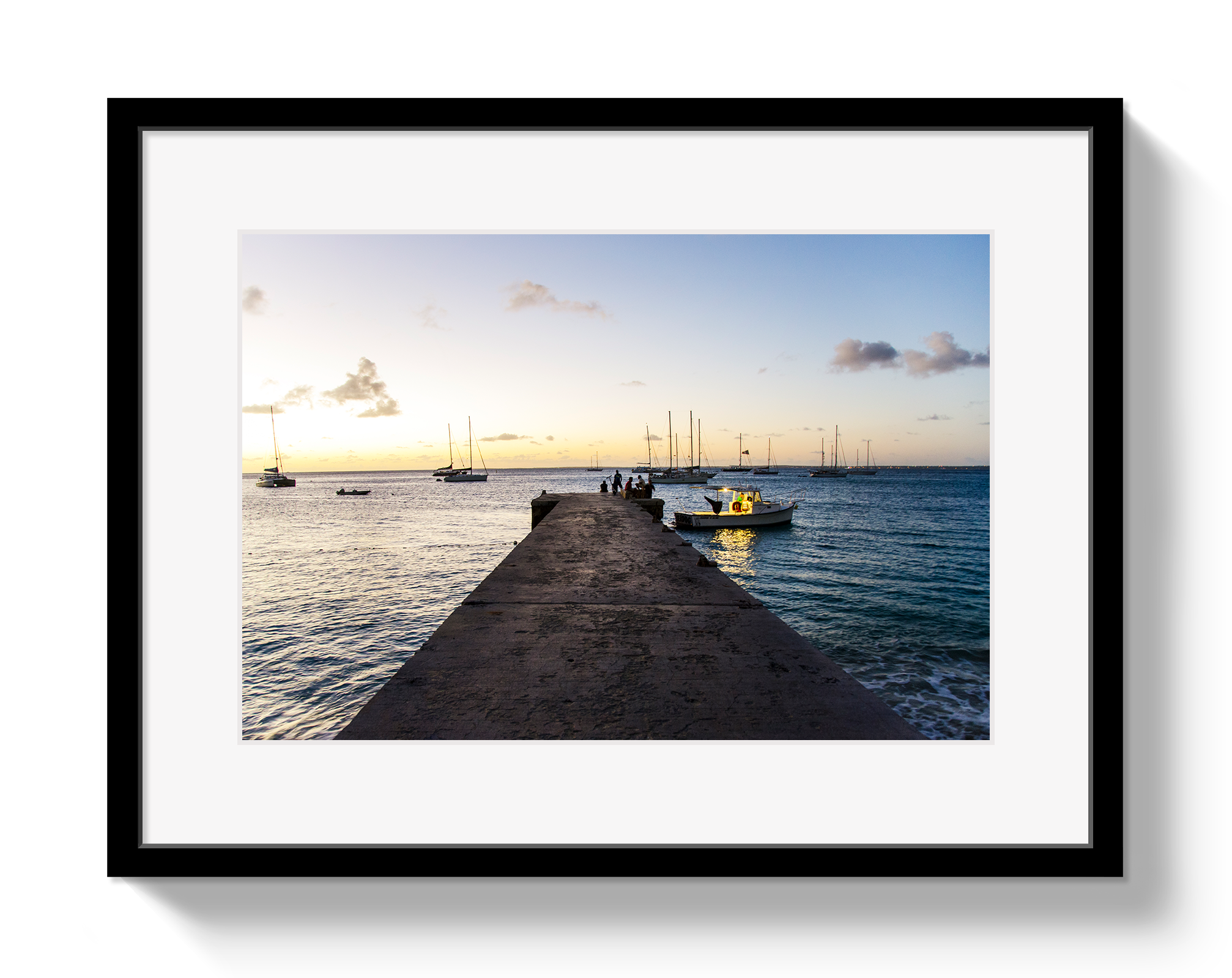 Sunset Harbor by Johnny Vacay - main product image for Resin Society