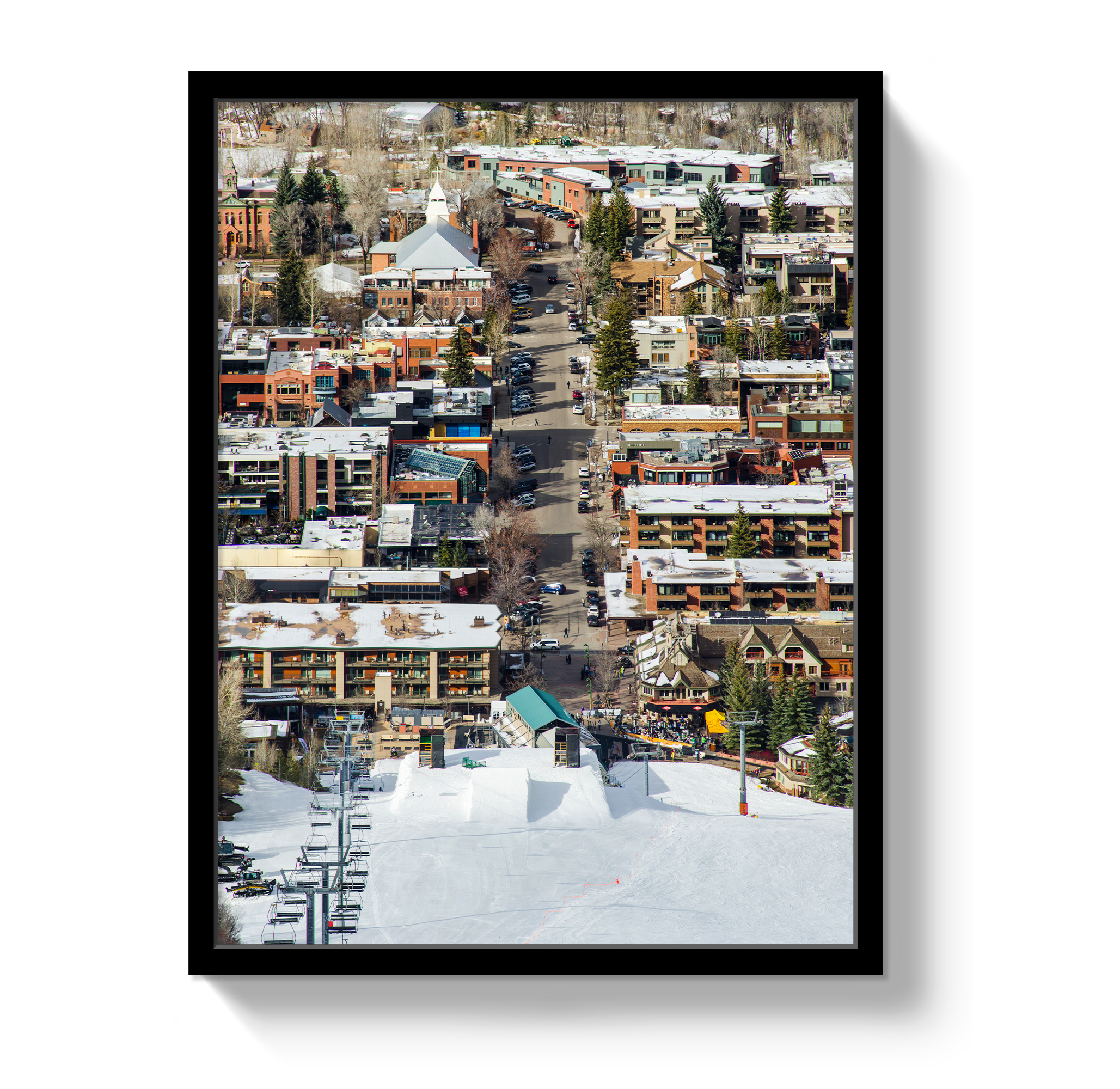 Aspen Ski Town by Johnny Vacay - product image 4 for Resin Society