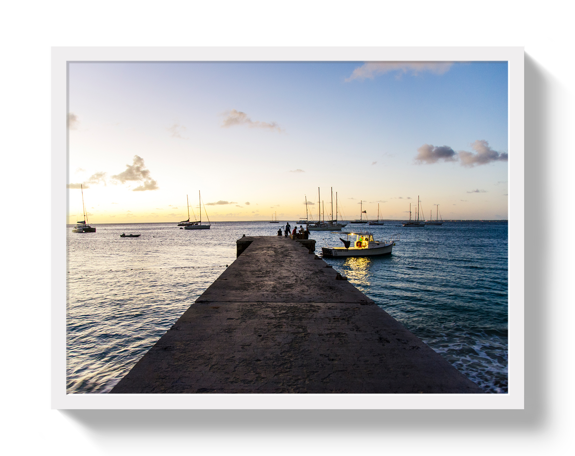 Sunset Harbor by Johnny Vacay - product image 5 for Resin Society