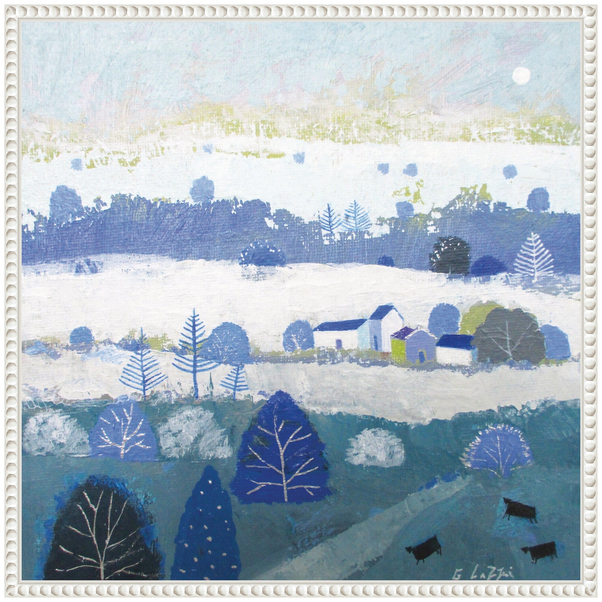 Sylvie Winter Dales Framed Canvas by Giuliana Lazzerini