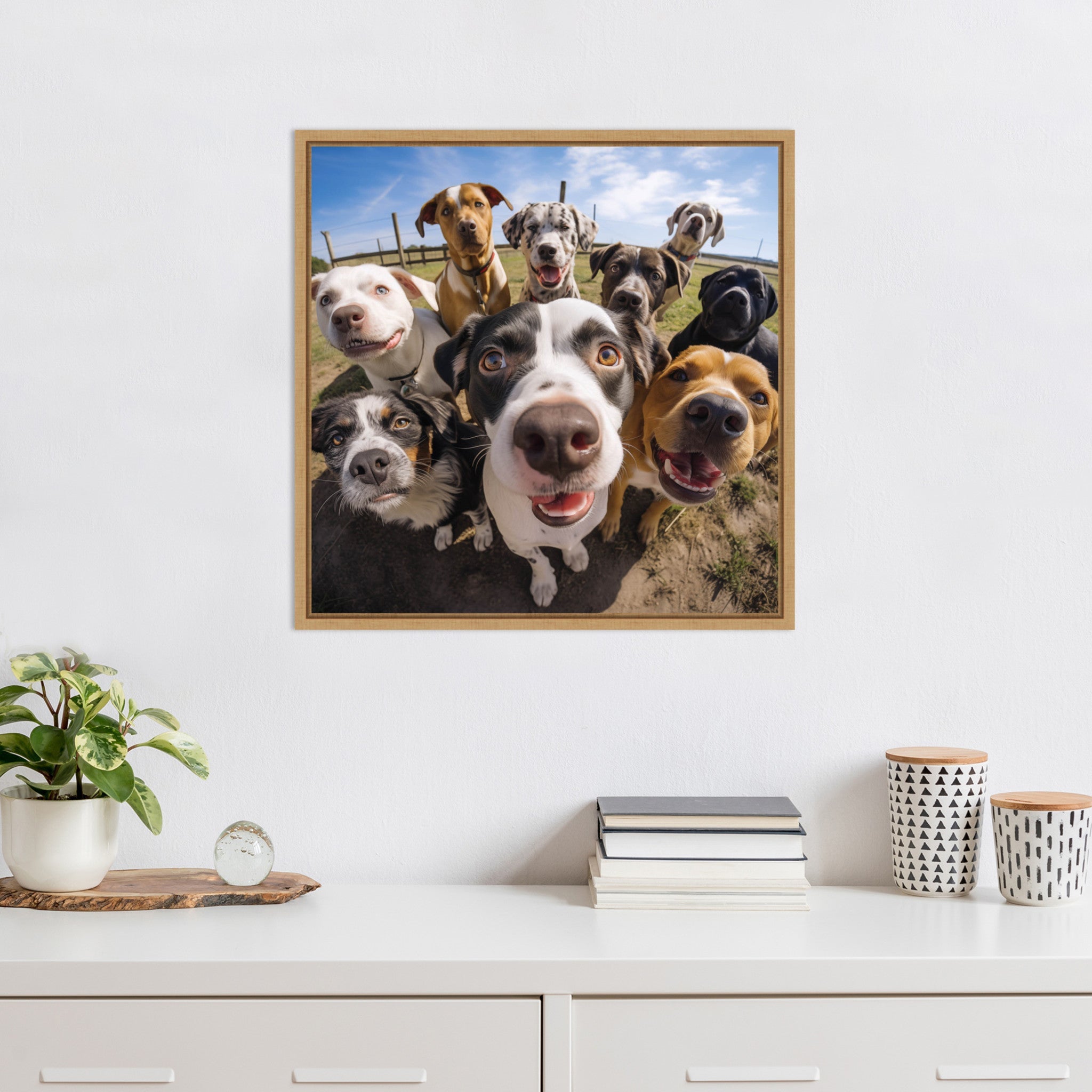 Funny Dog Selfie by The Creative Bunch Studio