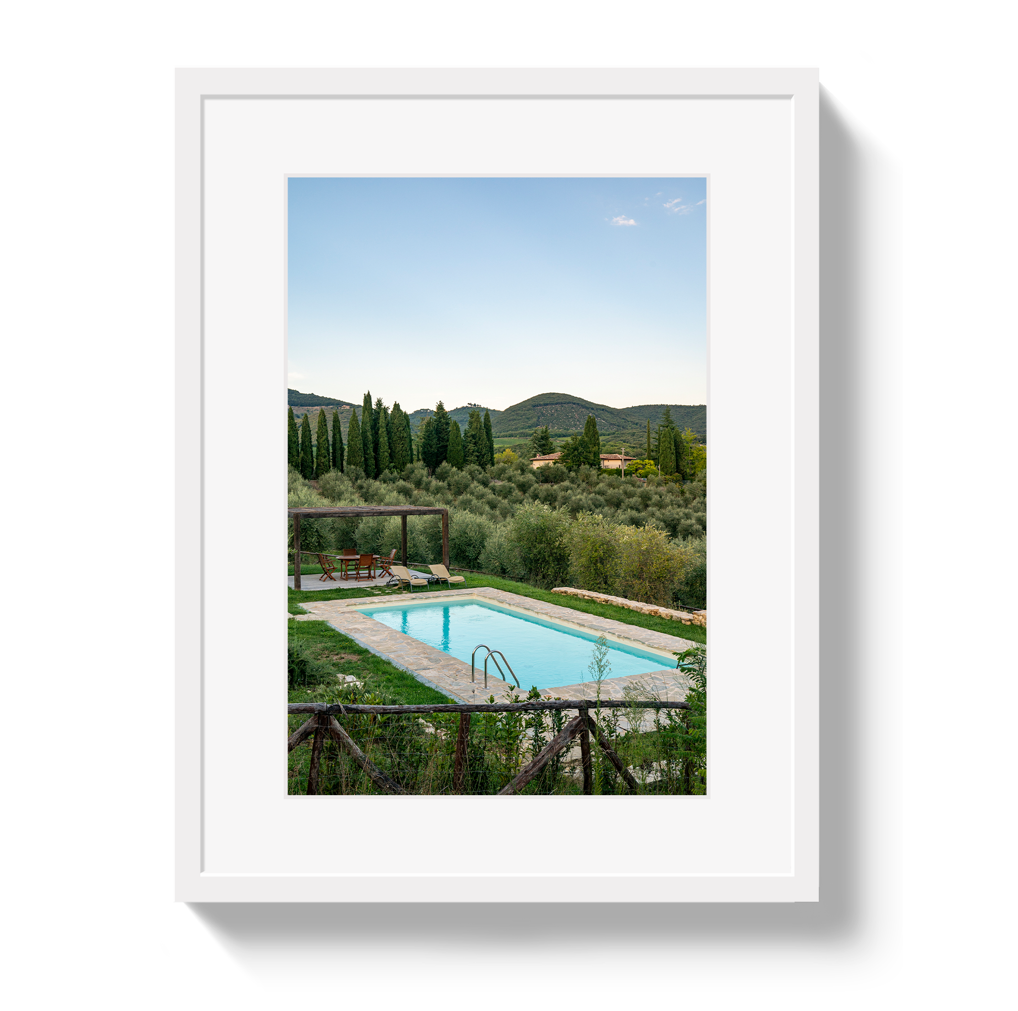 Tuscan Pool View by Johnny Vacay - product image 2 for Resin Society