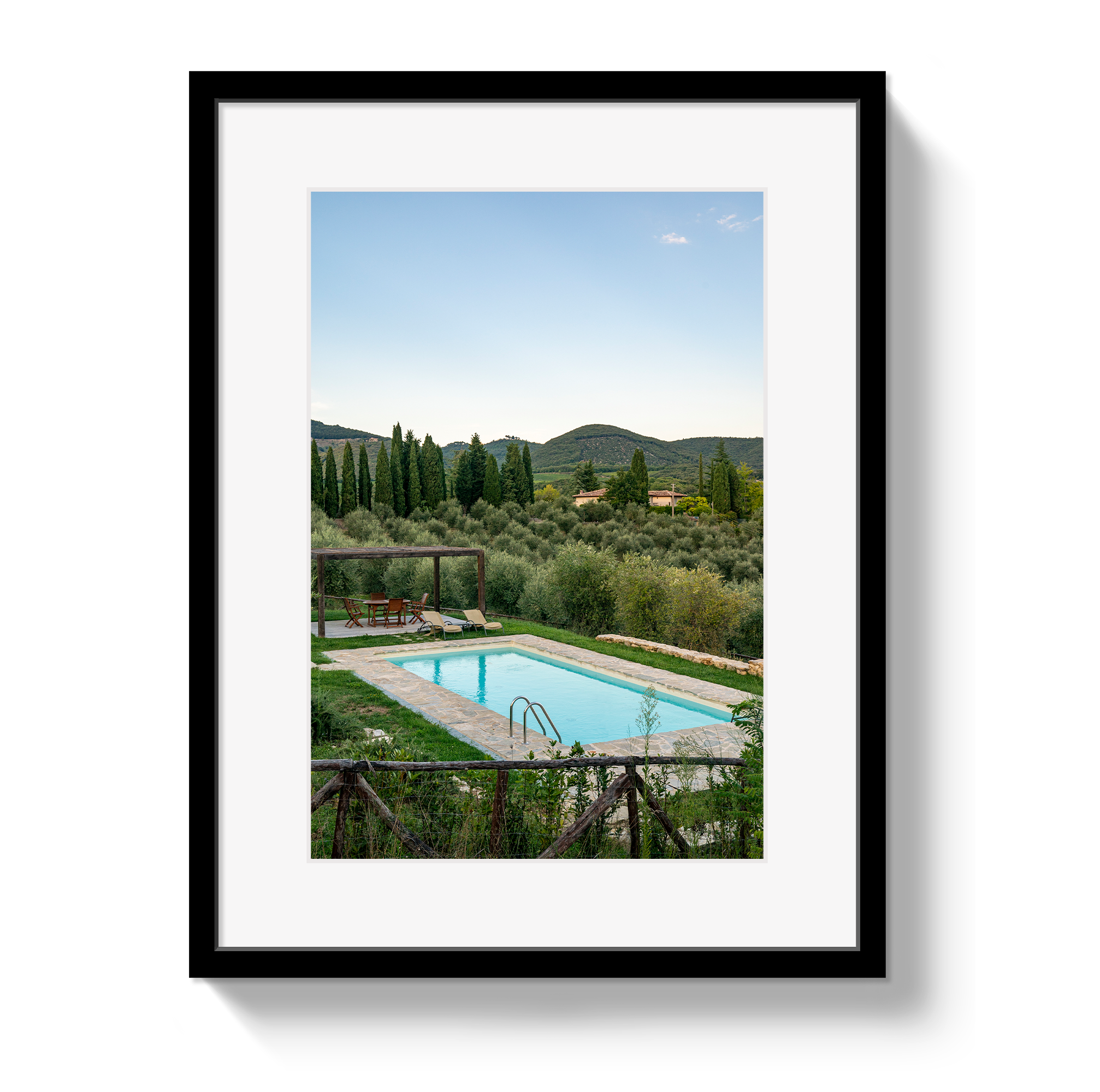 Tuscan Pool View by Johnny Vacay - main product image for Resin Society