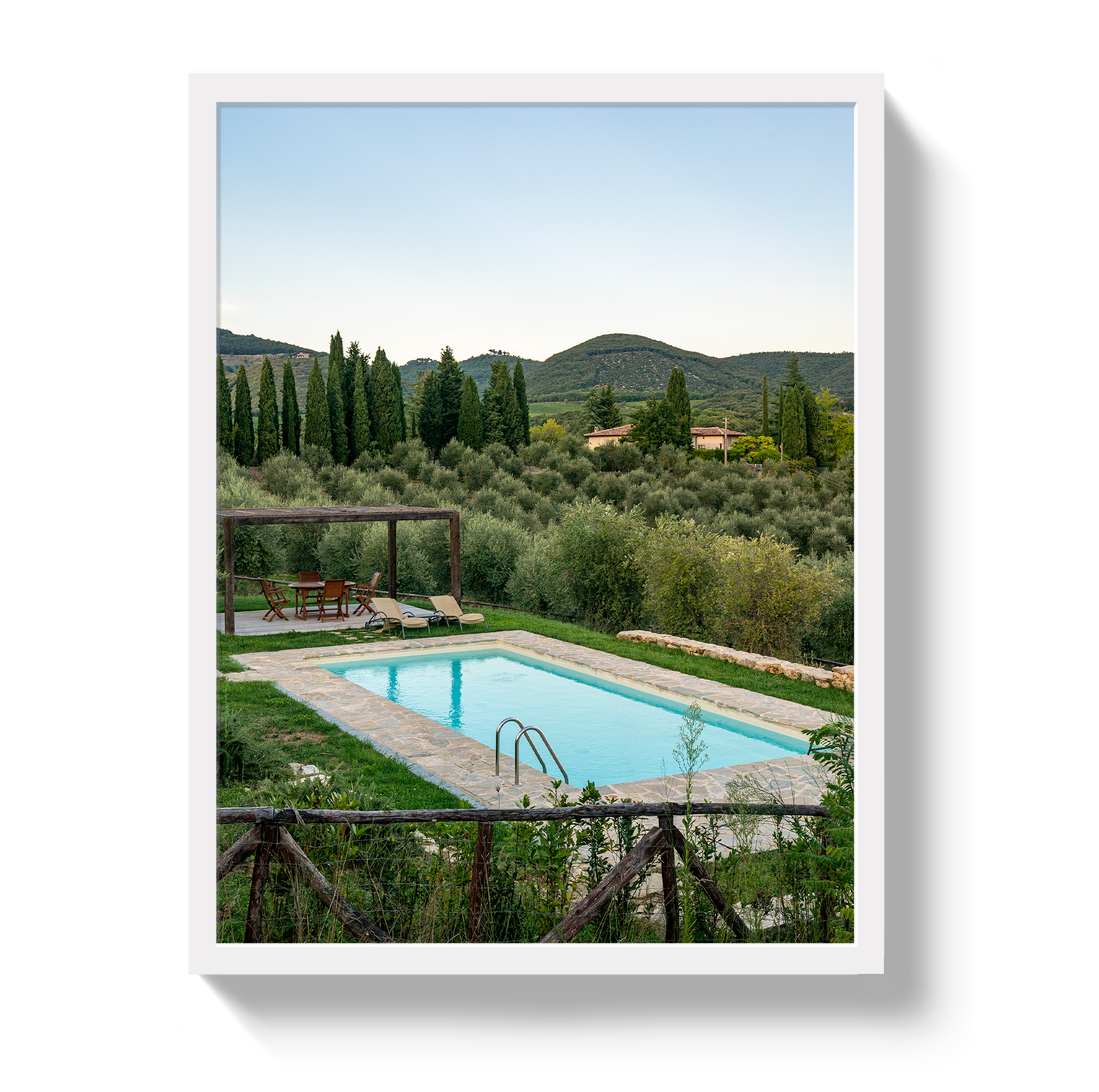 Tuscan Pool View by Johnny Vacay - product image 5 for Resin Society