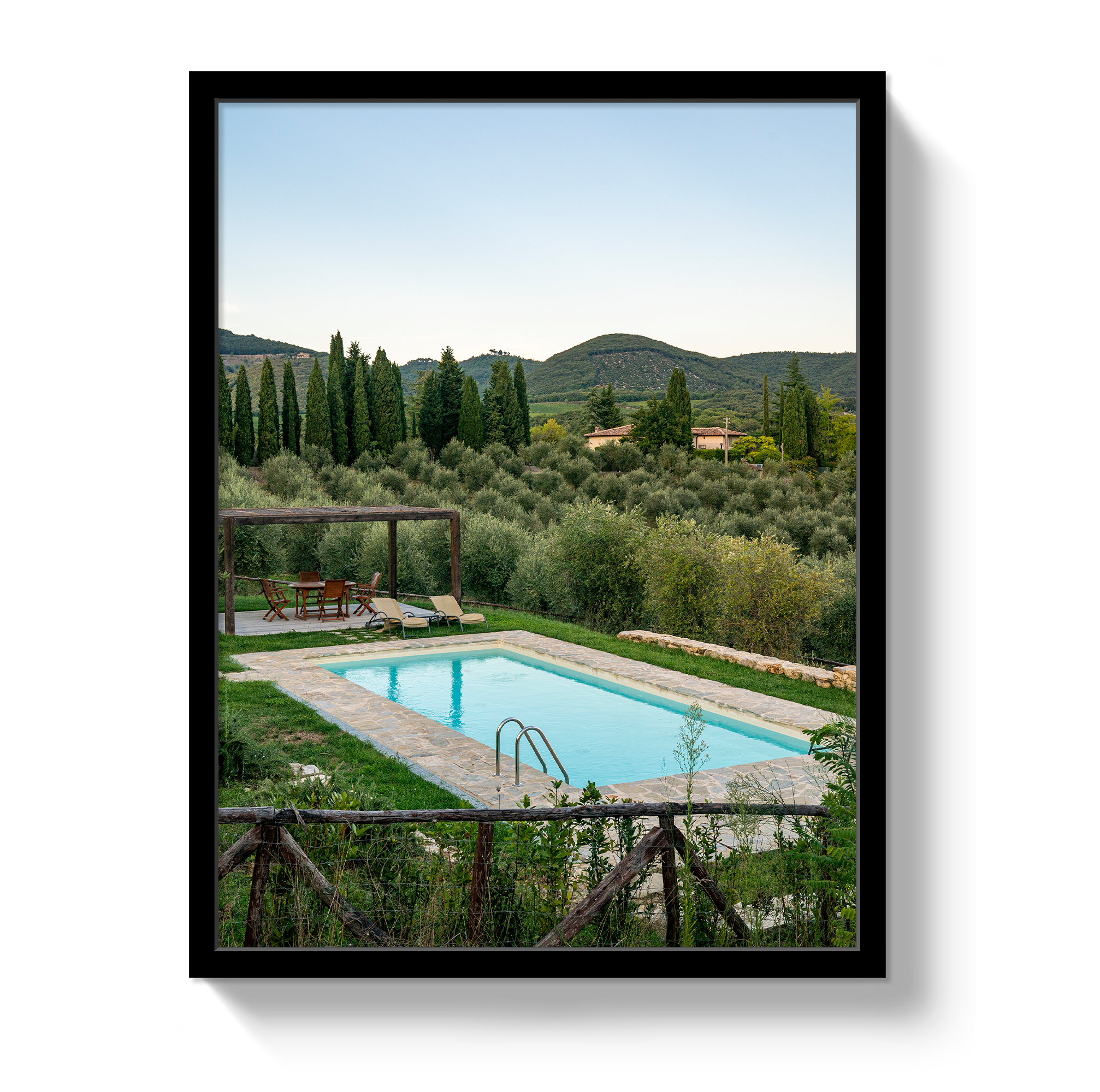 Tuscan Pool View by Johnny Vacay - product image 4 for Resin Society
