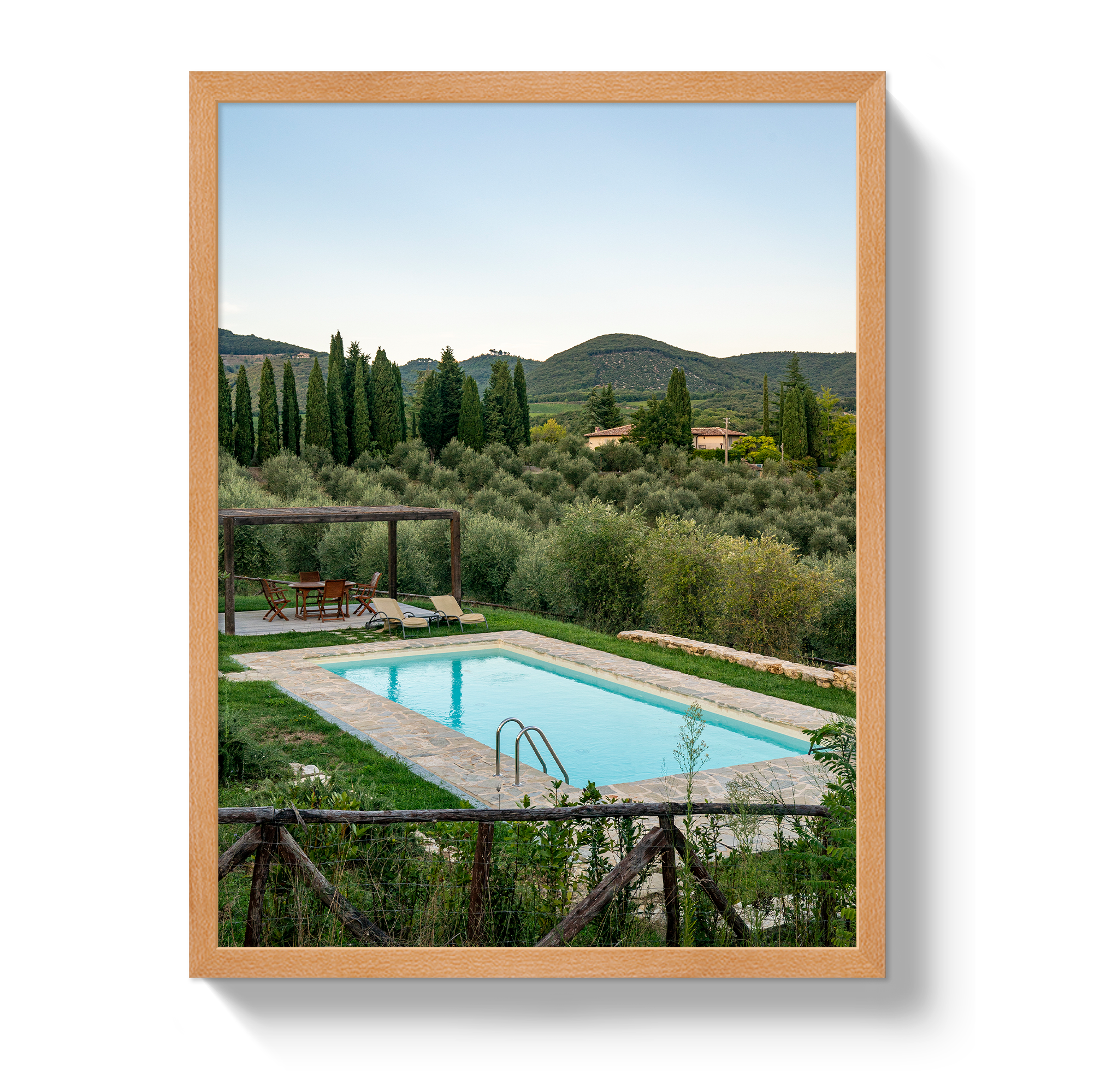 Tuscan Pool View by Johnny Vacay - product image 6 for Resin Society