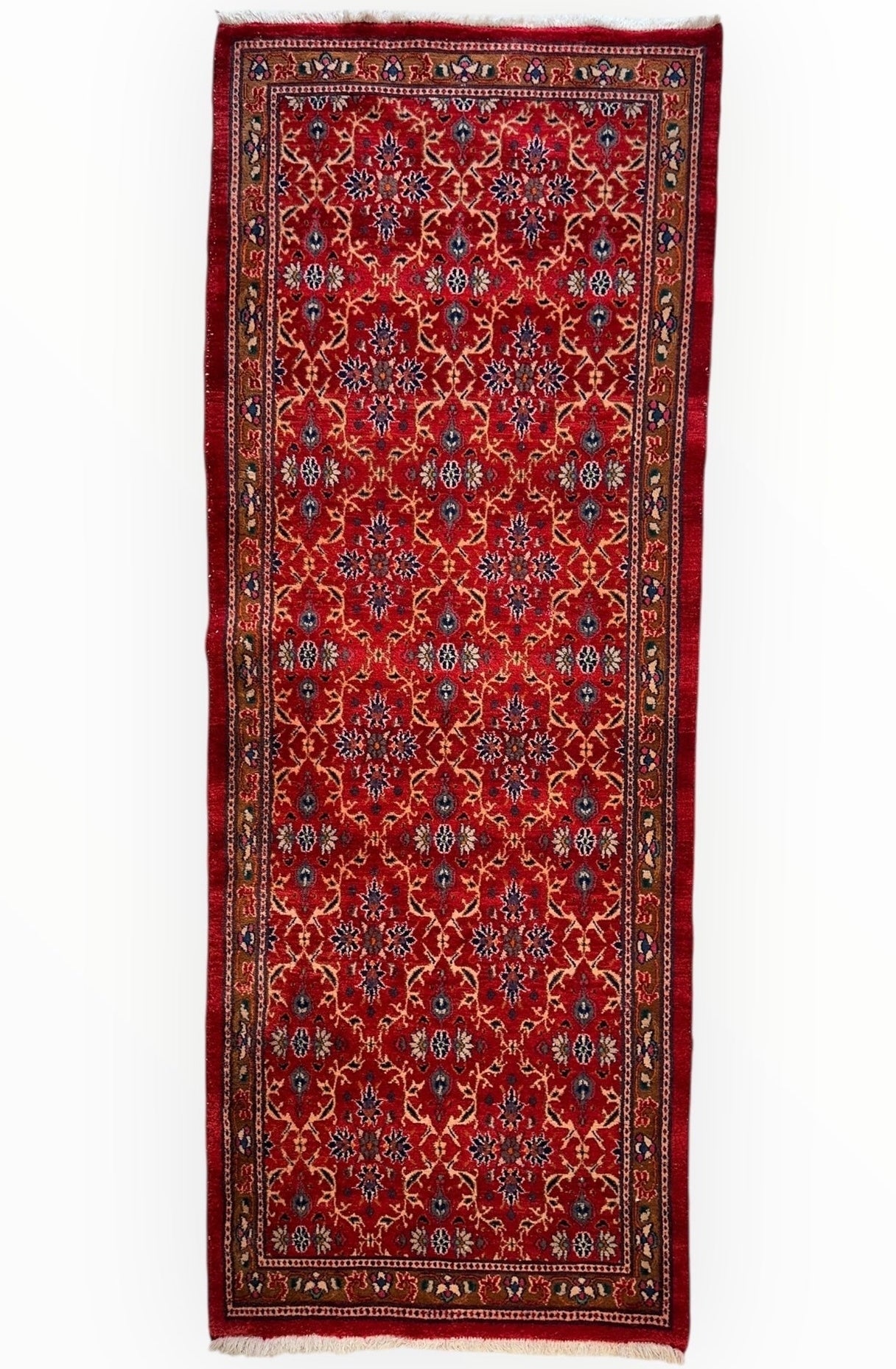 Vintage Mashhad Wool Runner – 3’3” x 8’4” – 1970s by Rugistan - main product image for Resin Society