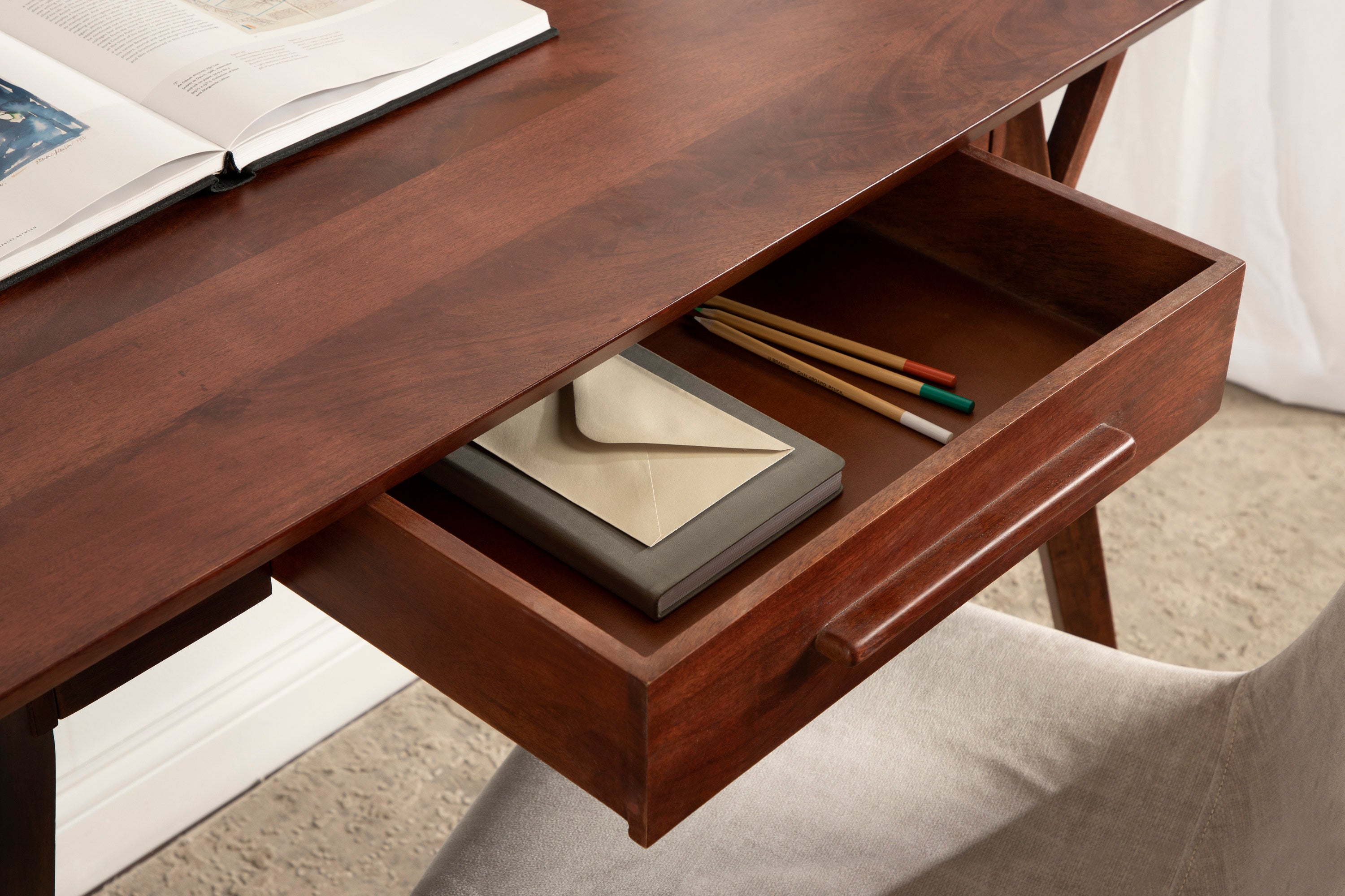 McCutcheon Wood Desk by kateandlaurel - product image 8 for Resin Society