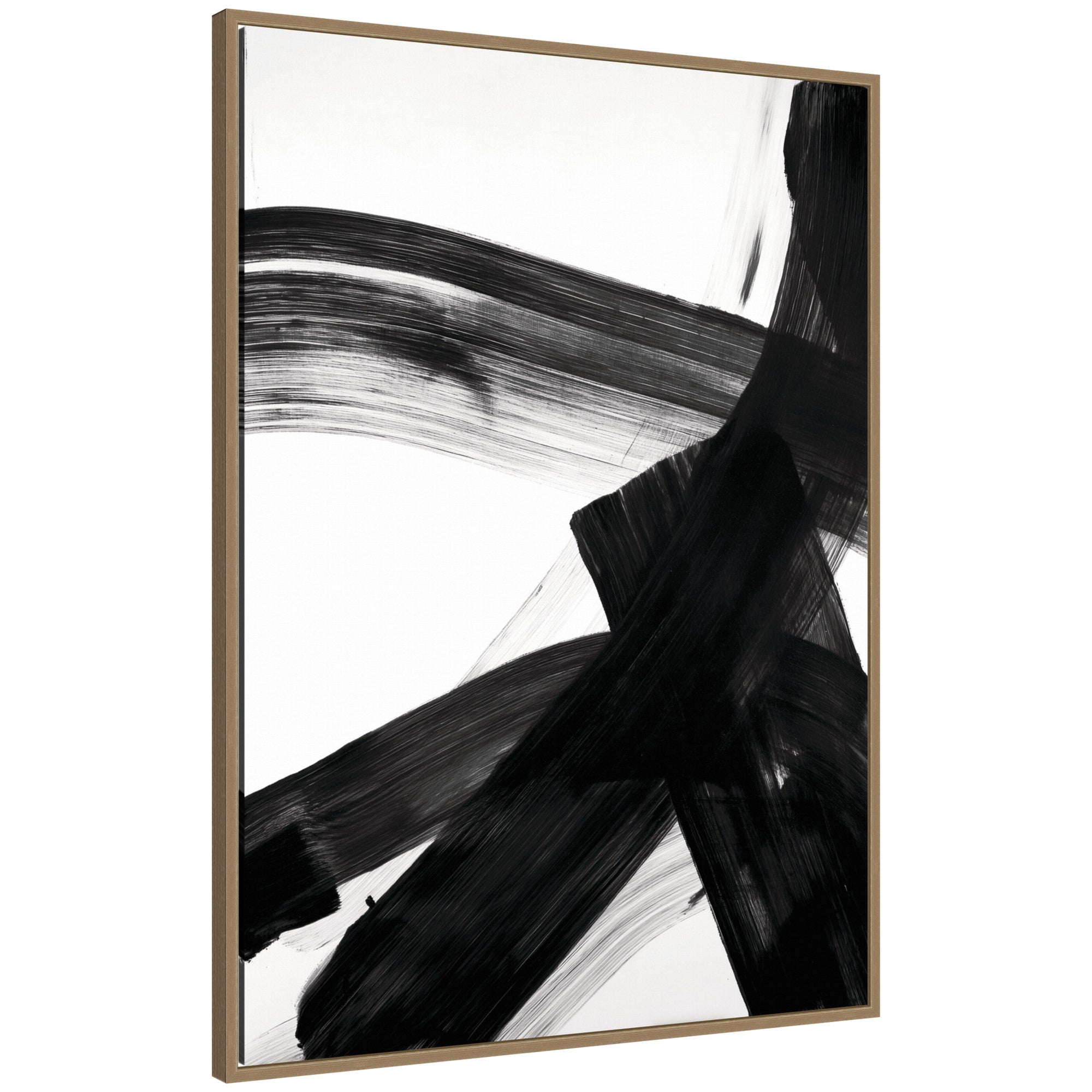 Black Mark No.
2 by Amy Lighthall Framed Canvas Wall Art Print