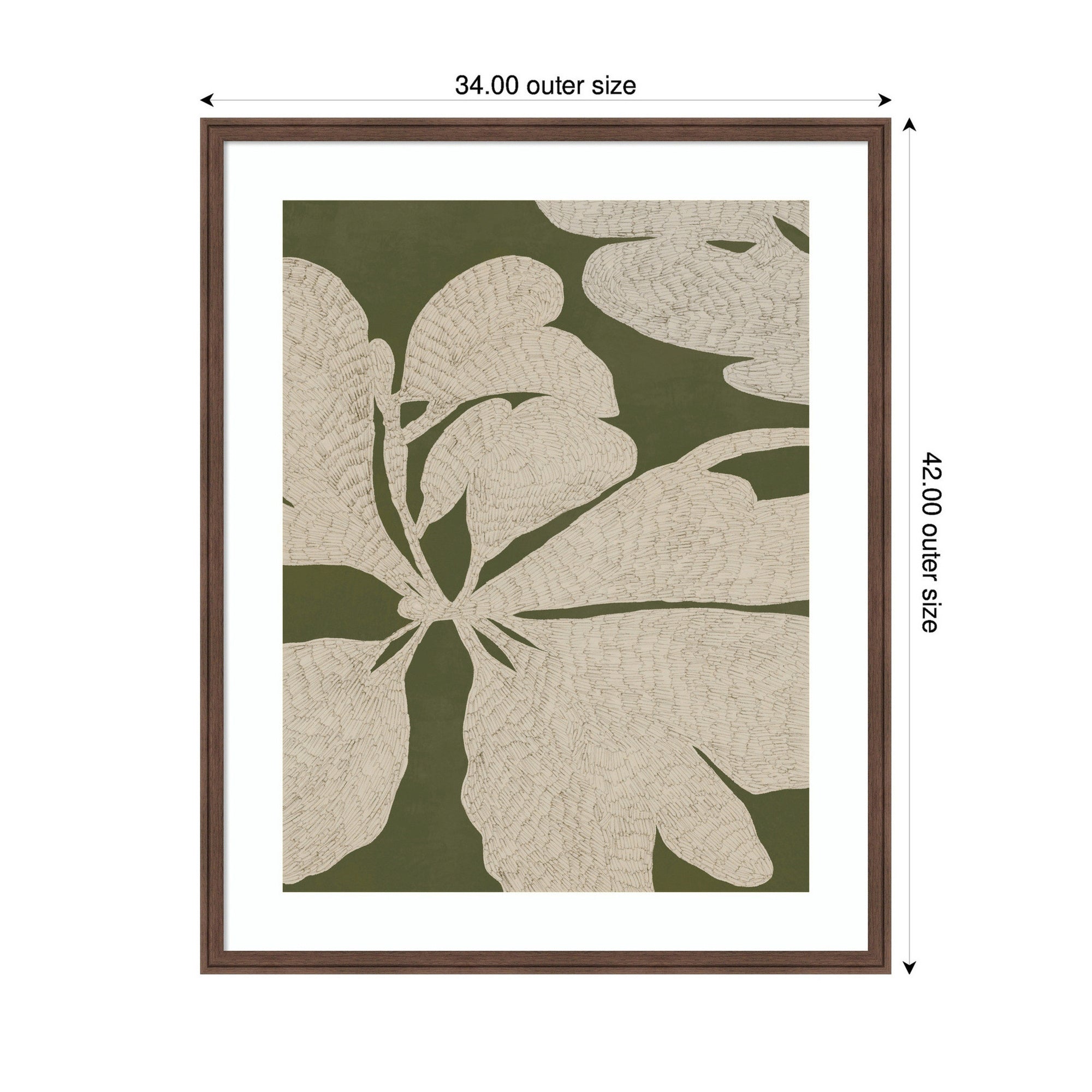 Leafy Whispers by Treechild Framed Wall Art Print