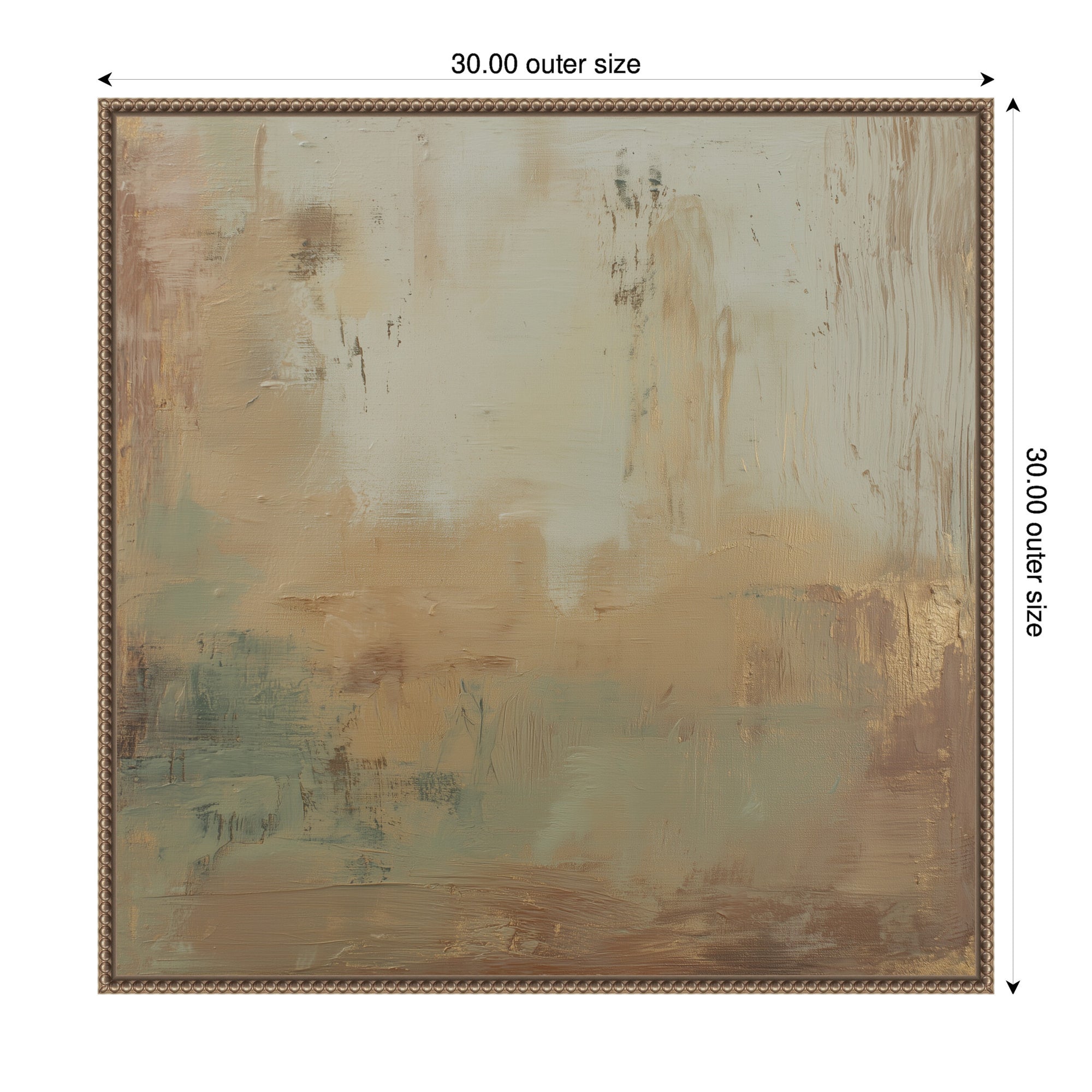 Sage Horizon No.
2 by Amy Lighthall Framed Canvas Wall Art Print