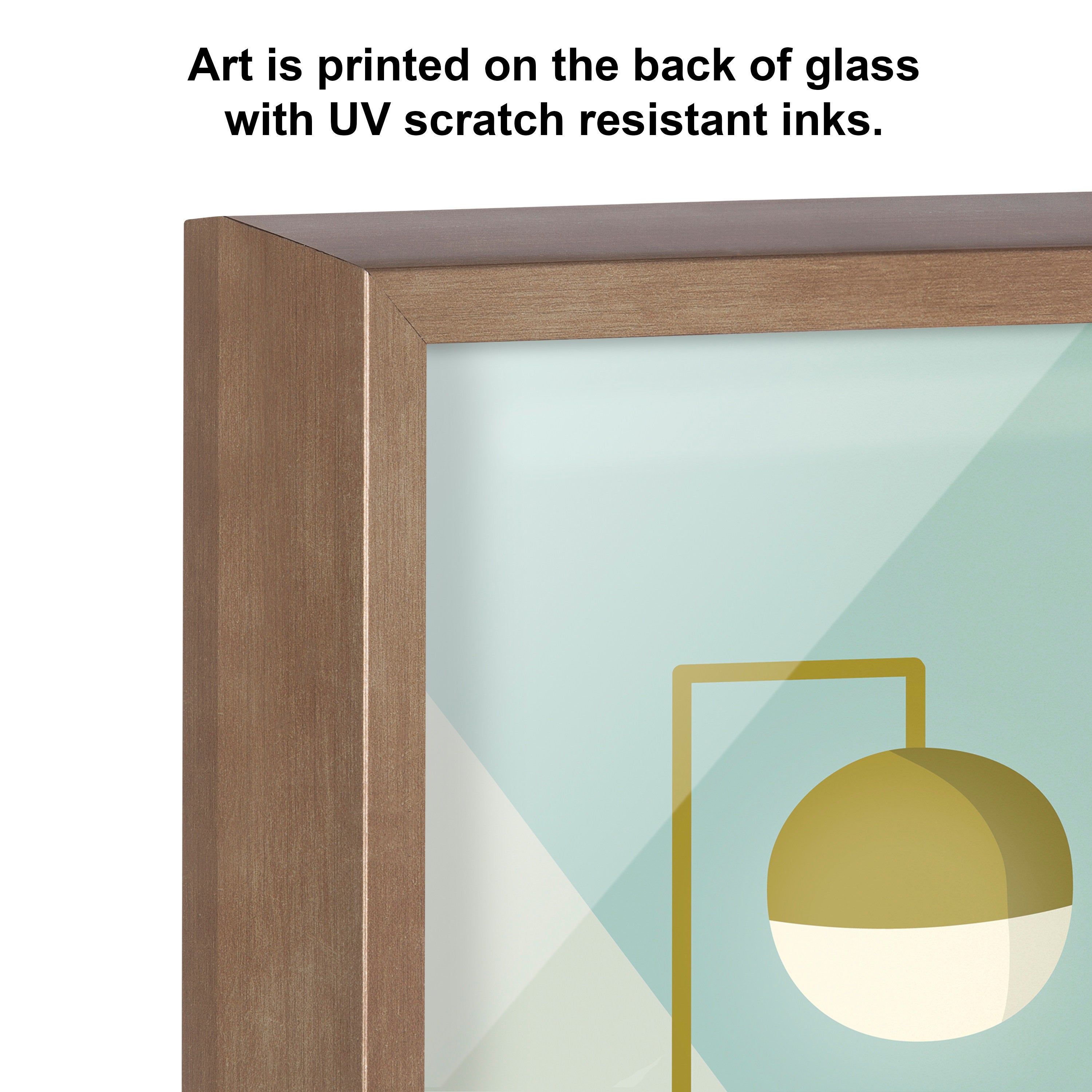 Blake Time to Relax Framed Printed Glass by kateandlaurel - product image 3 for Resin Society