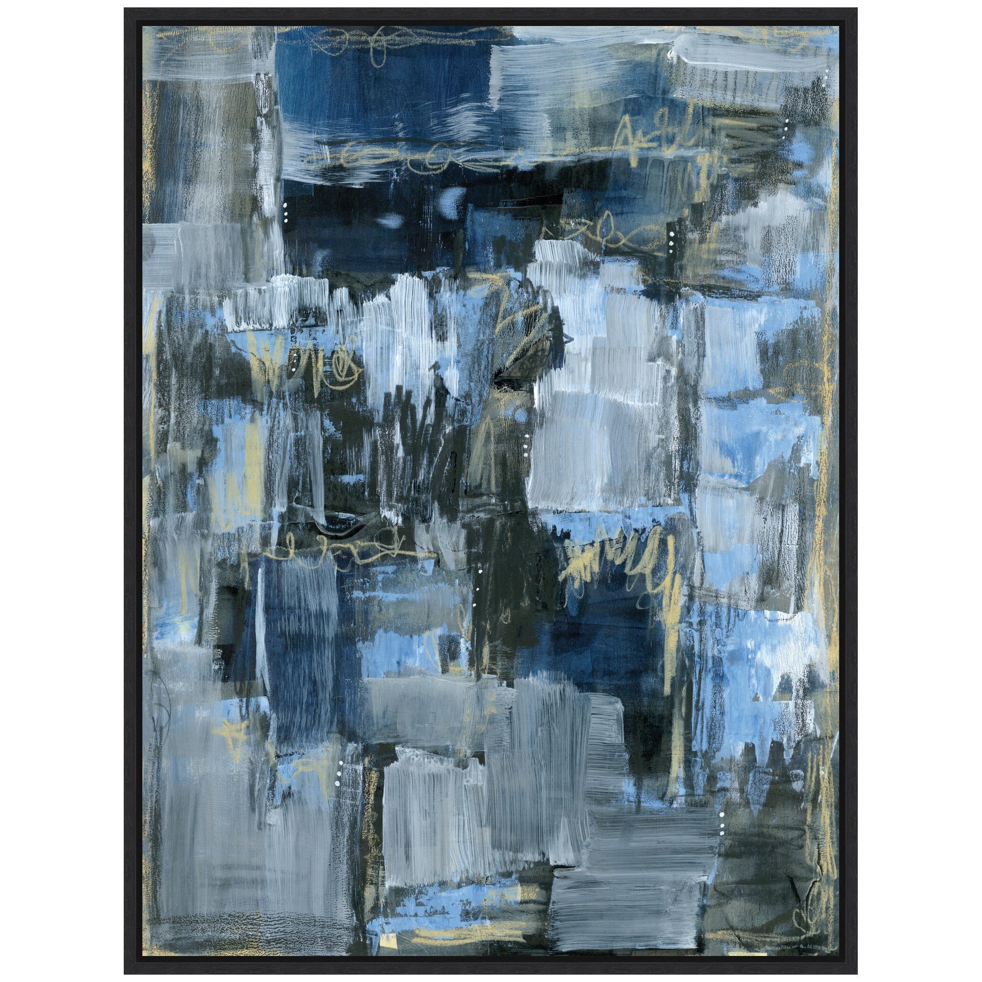Sylvie Thunder Only Happens When its Raining Framed Canvas by Leah Nadeau