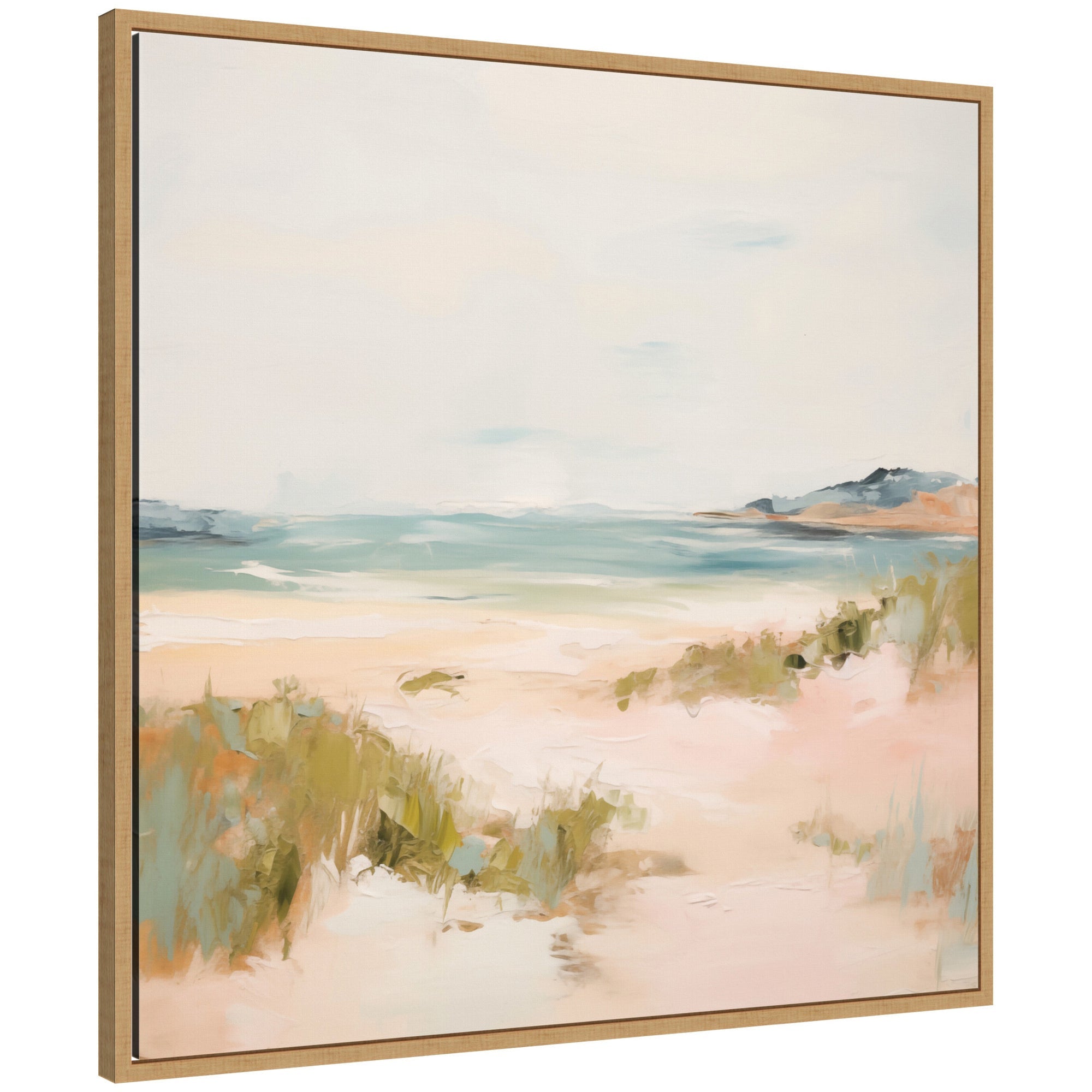 Tranquil Landscape V Square by Amy Lighthall Framed Canvas Wall Art Print