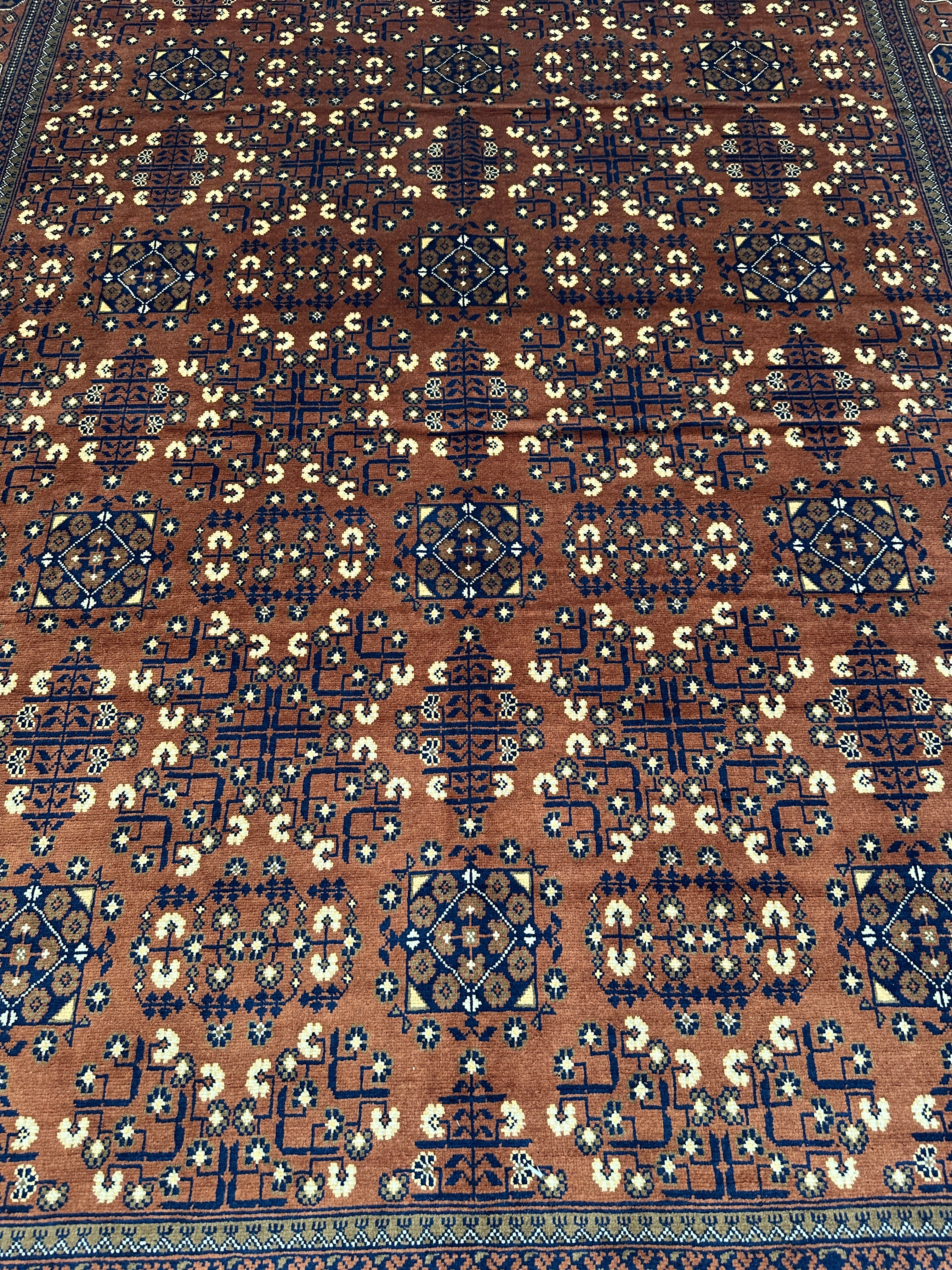 Hand-Knotted Afghani Bukharayi Rug by Rugistan - product image 7 for Resin Society