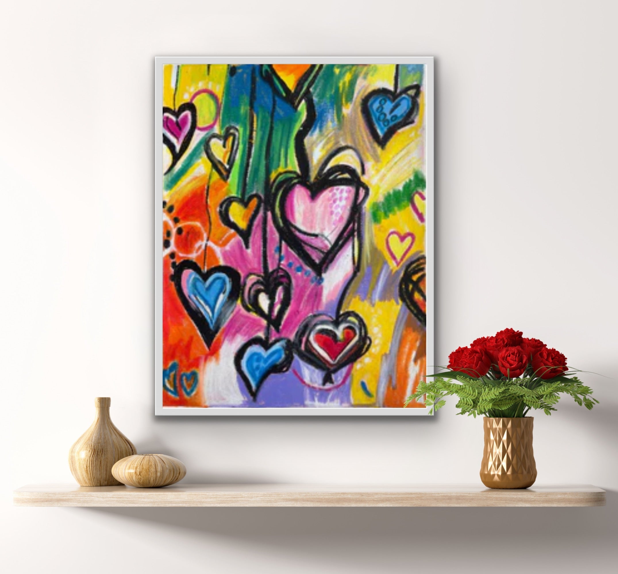 Hearts - Art Prints detail image - Resin Society