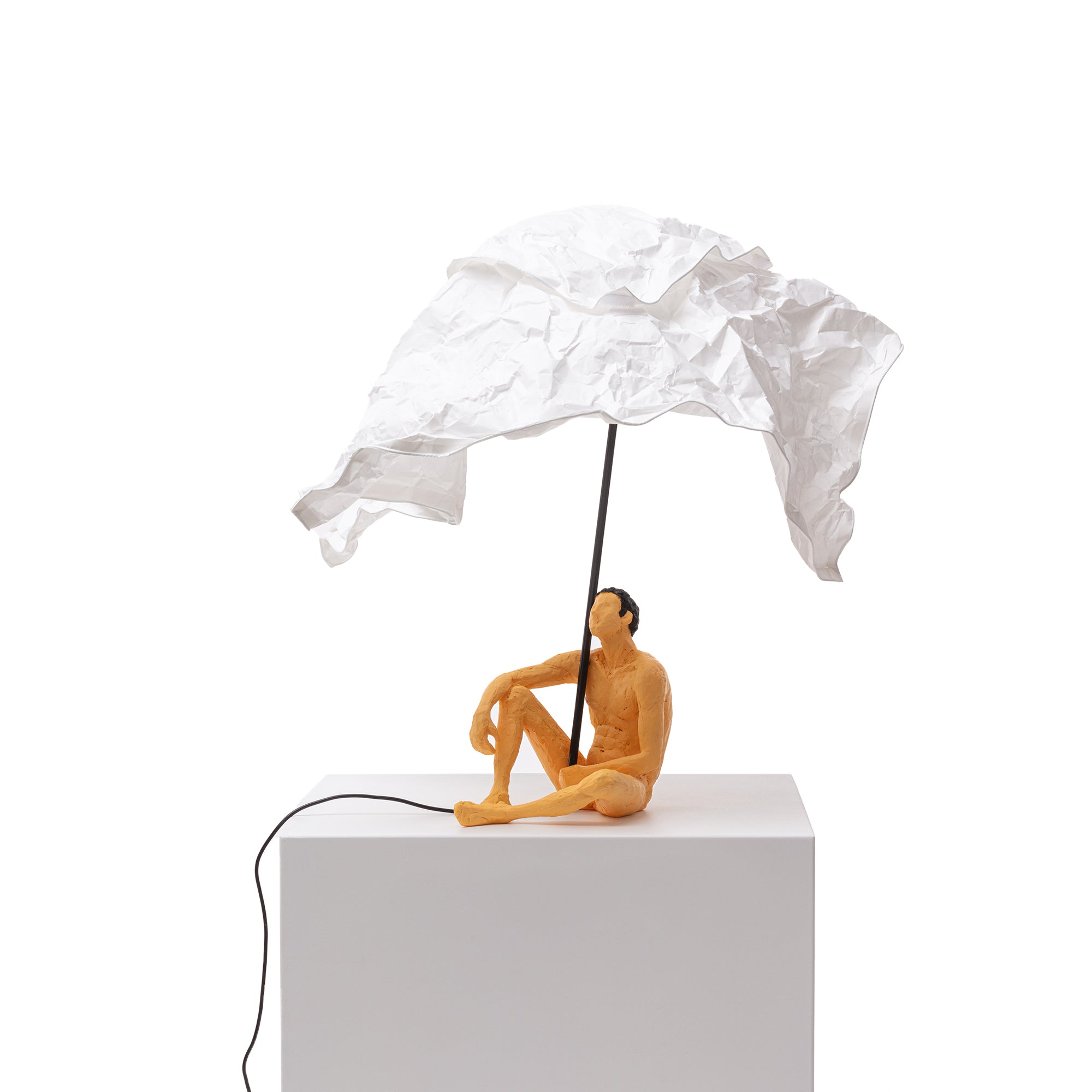 Love is a verb lamp Robi detail image - Resin Society