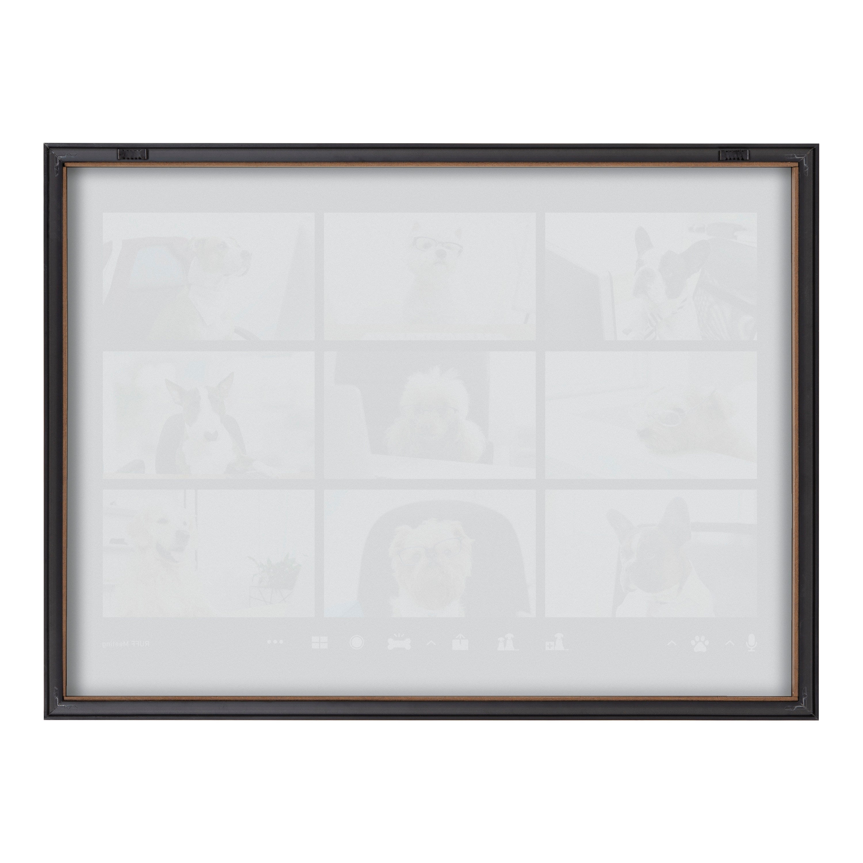 Blake Video Chat Dogs Framed Printed Glass by The Creative Bunch Studio by kateandlaurel - product image 4 for Resin Society