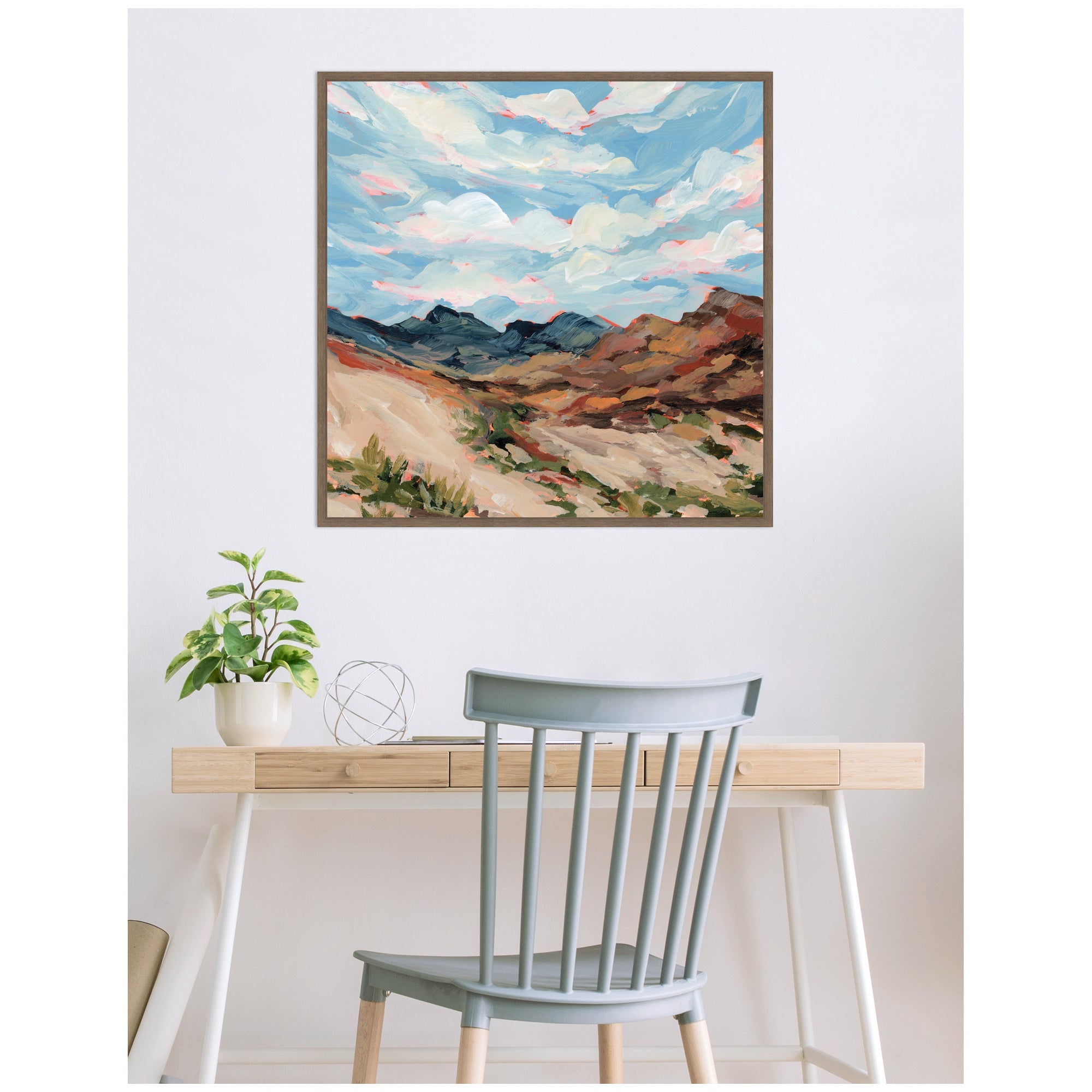 Nevada by Emily Kenney Framed Canvas Wall Art Print
