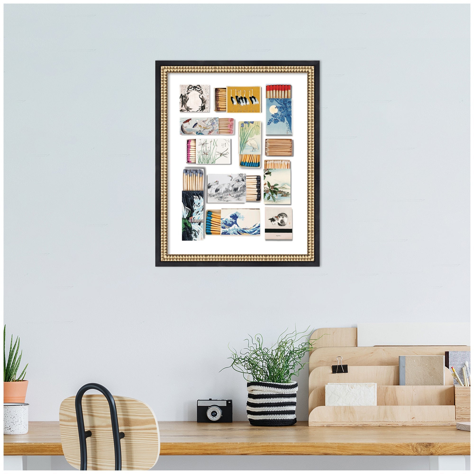Japanese Matchbooks by Megan Ryan Framed Wall Art Print