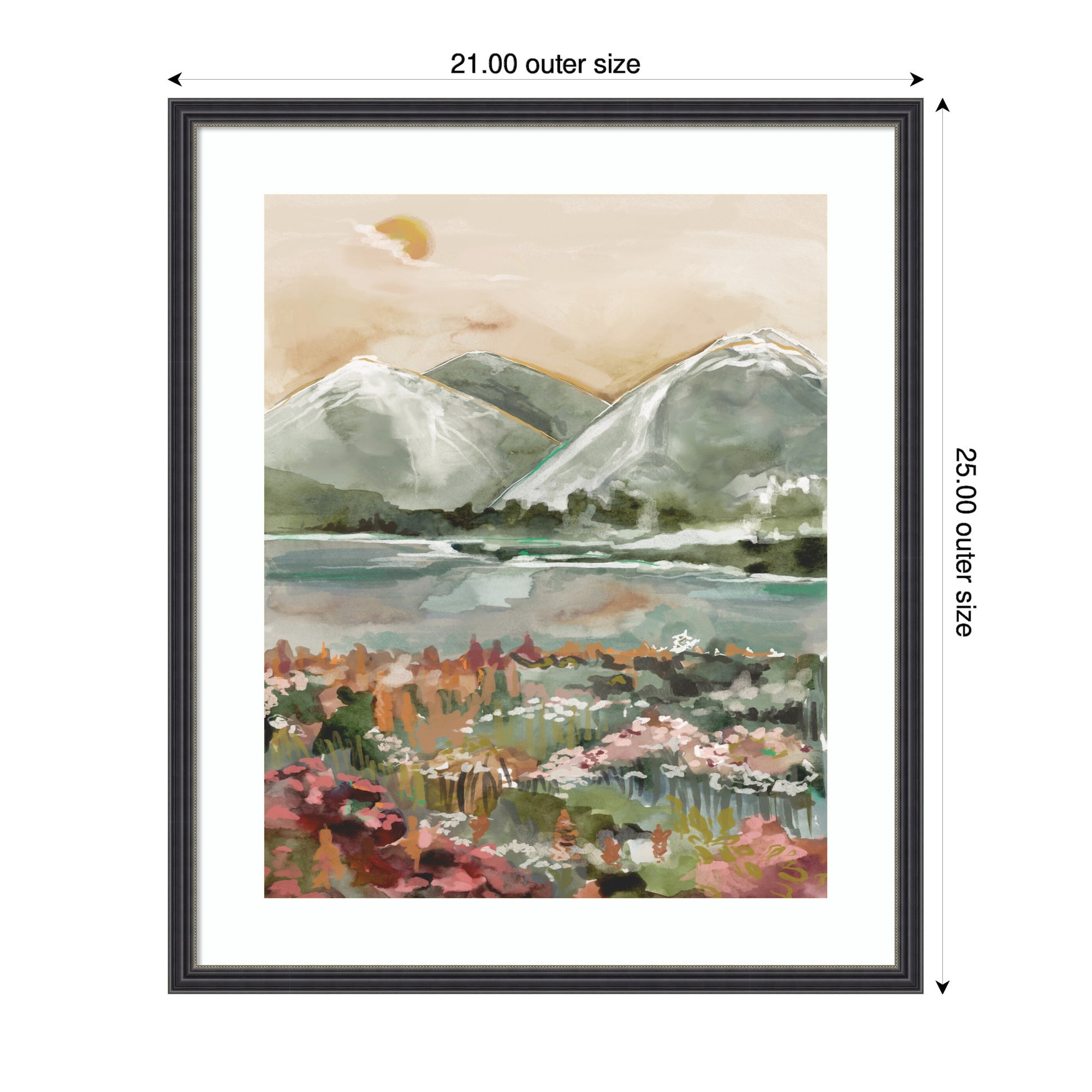 Framed Art Neutral Landscape 03 by Annie Quigley