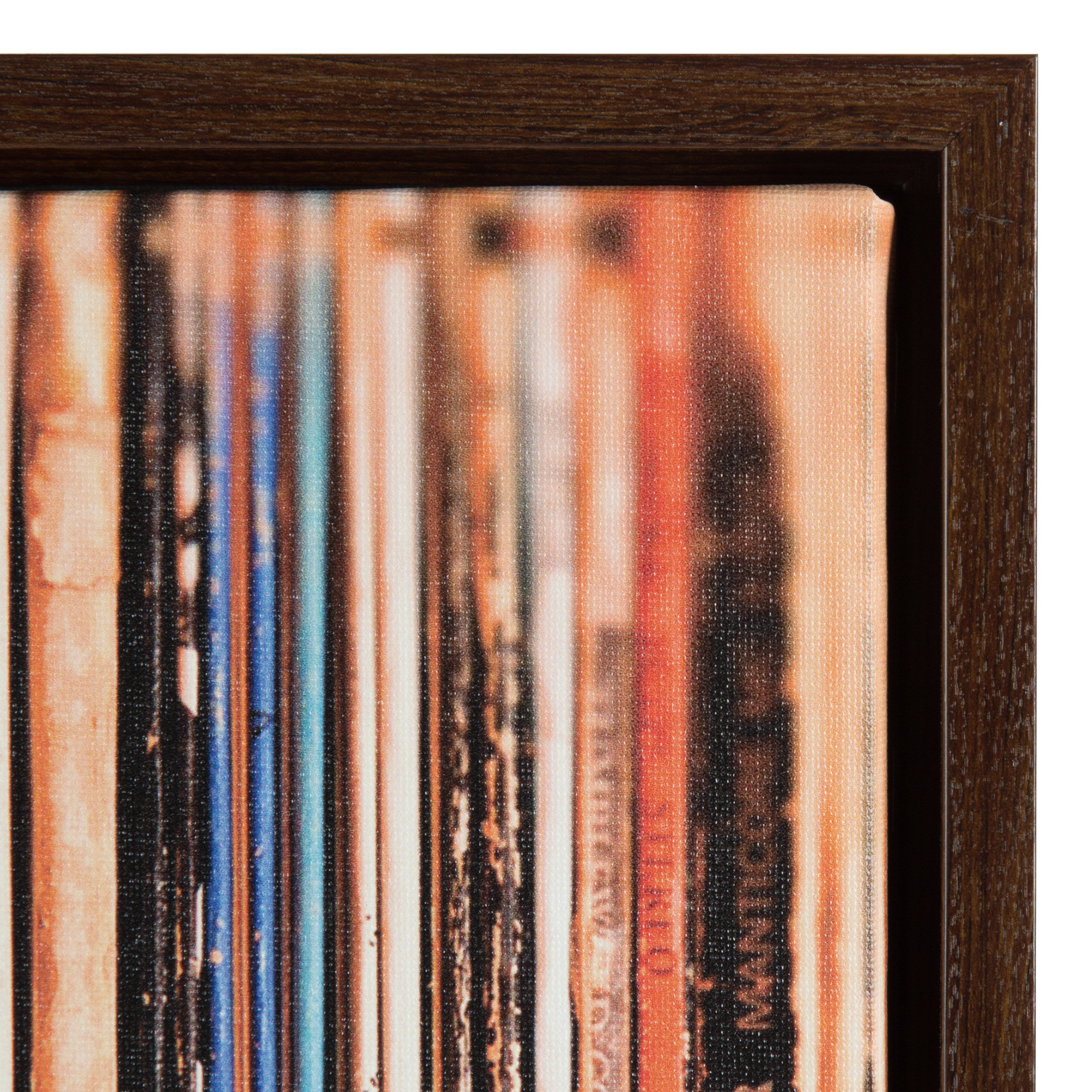 Sylvie Records Framed Canvas by Robert Cadloff of Bomobob by kateandlaurel - product image 20 for Resin Society