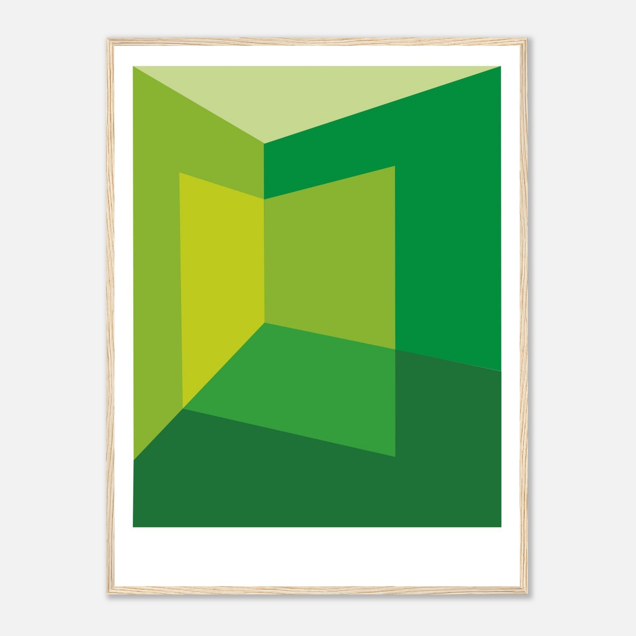 LIGHT CORNER: GREEN Framed Art Print by Holly McWhorter by Holly McWhorter Art: Paintings and Art Prints - product image 3 for Resin Society