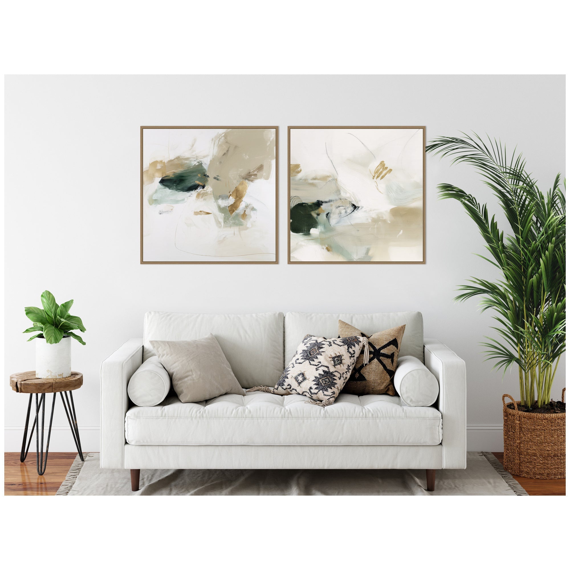 Field No.
1 & No.
2 2 Piece Framed Canvas Wall Art Set by Amy Lighthall