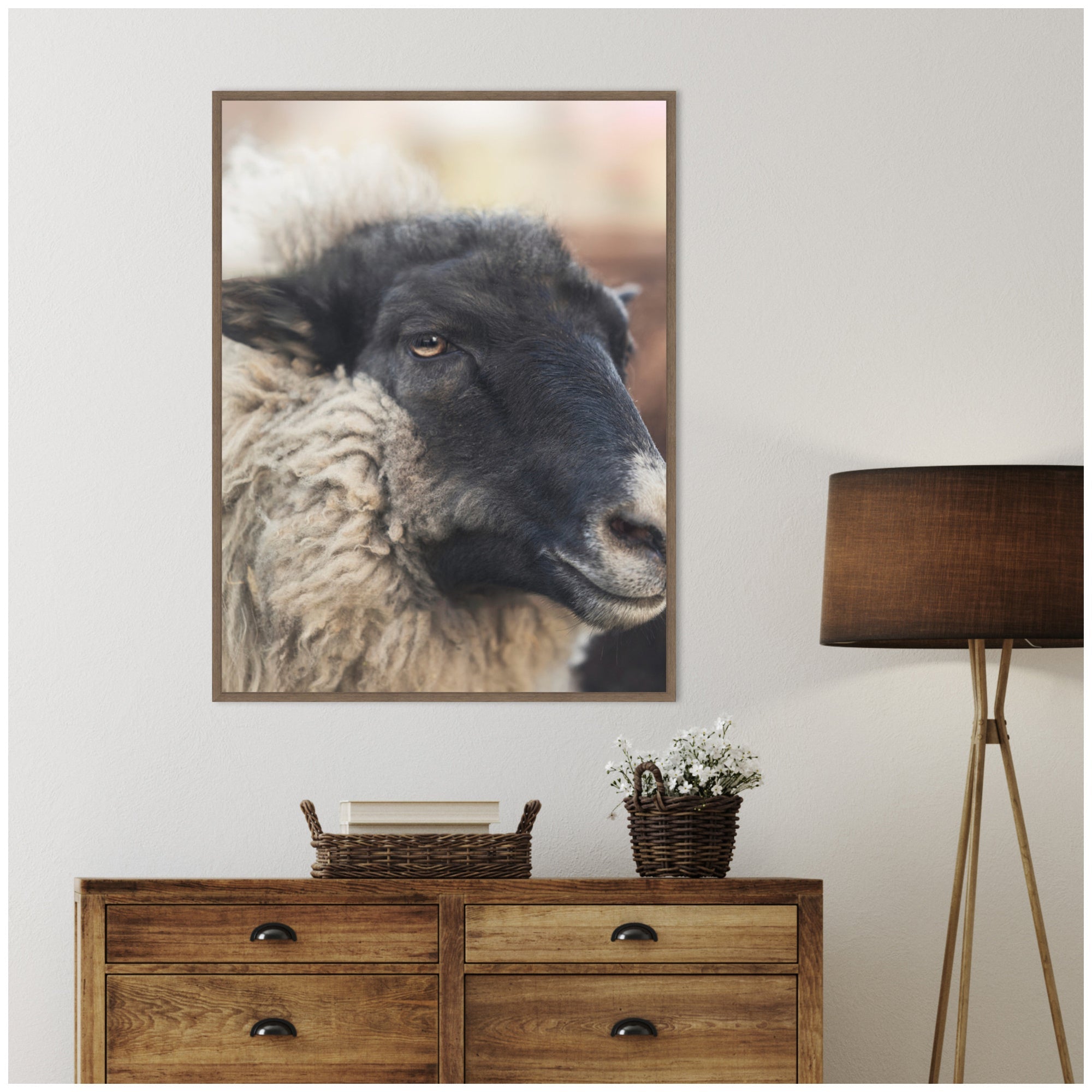 Edward Close Up by Emiko and Mark Franzen F2 Images Framed Canvas Wall Art Print