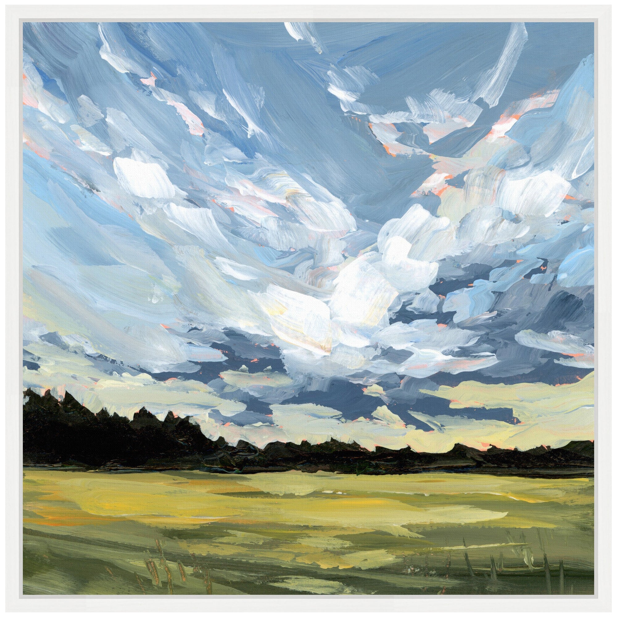 Sylvie Before The Storm Framed Canvas by Emily Kenney