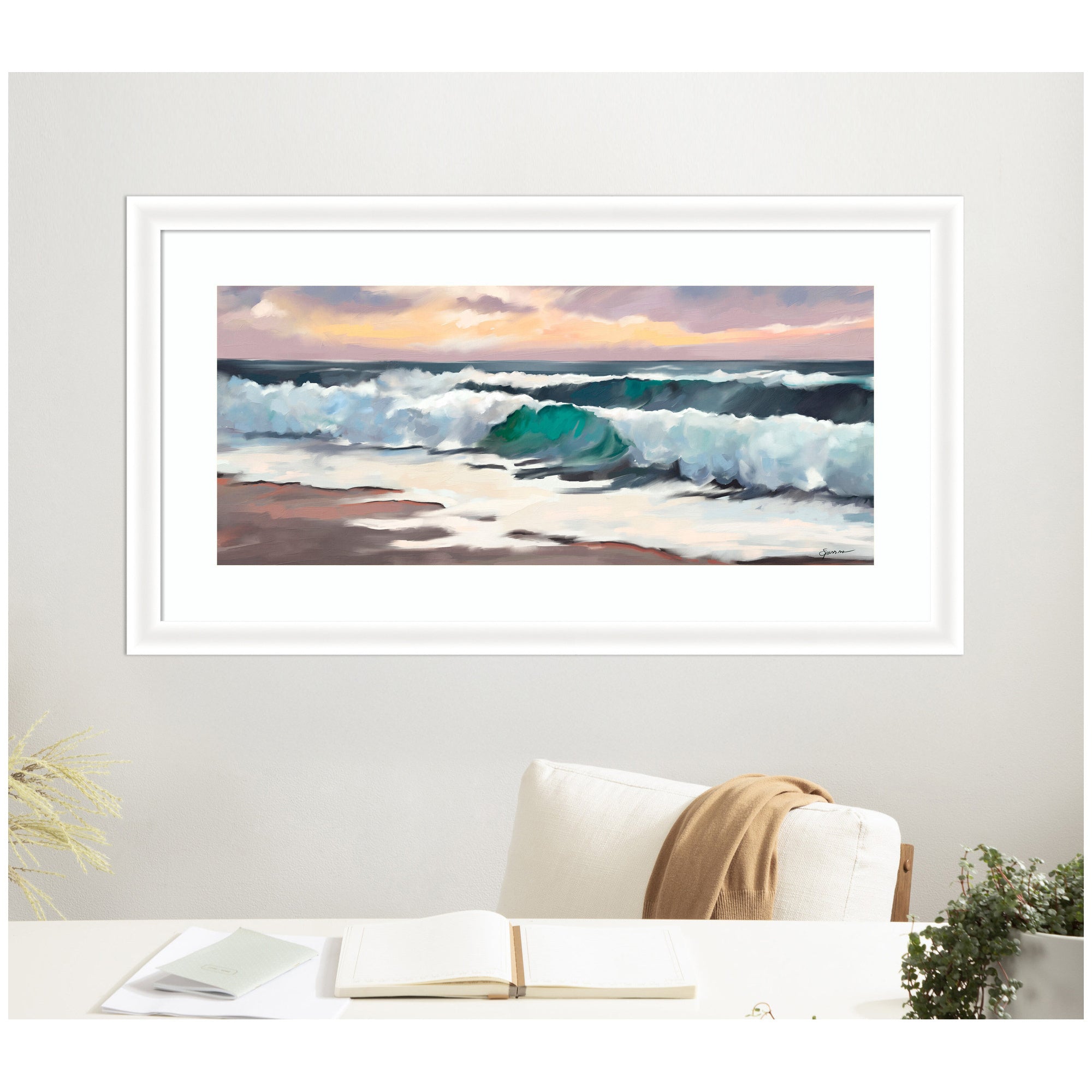 Framed Art Roll Tide by Mary Sparrow