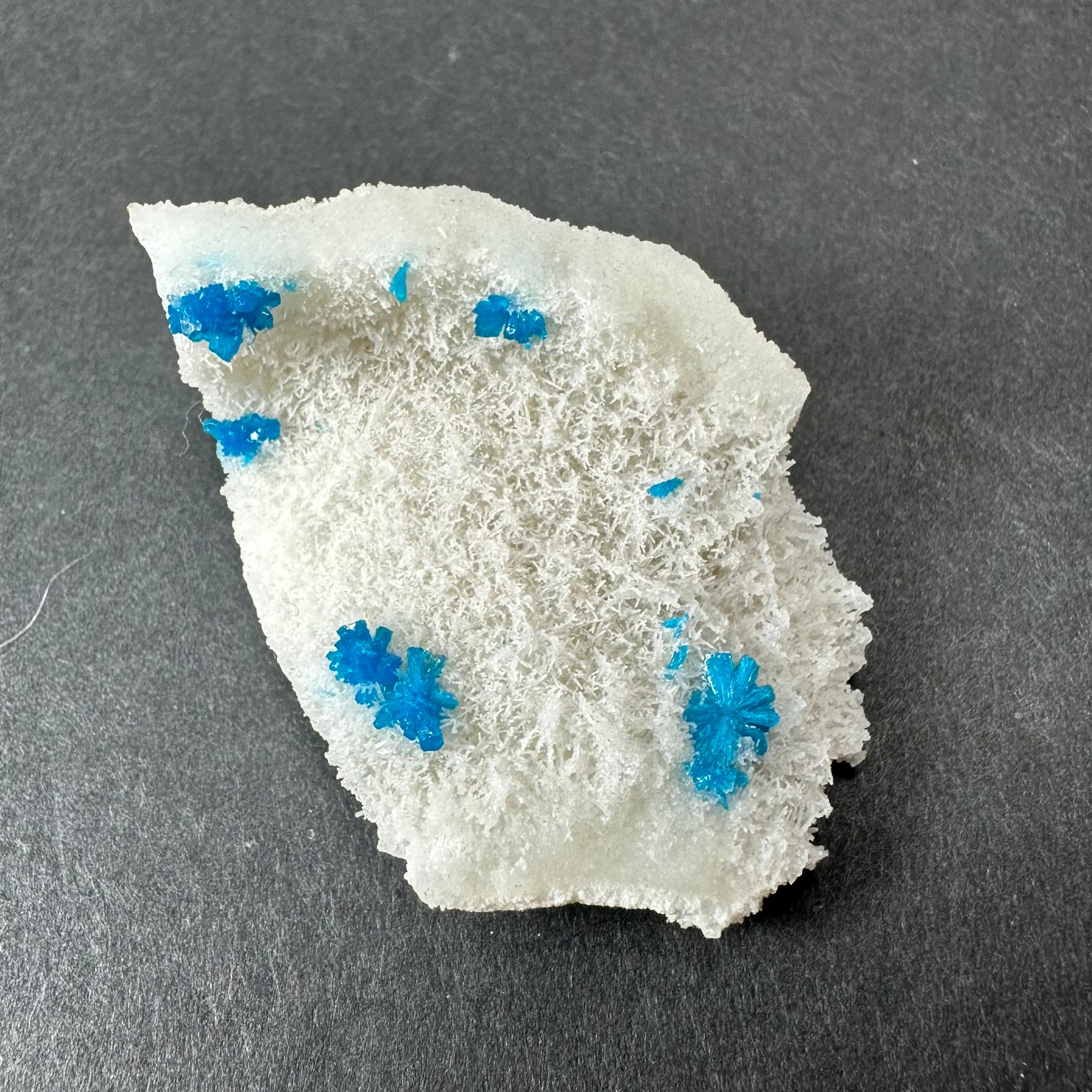 Cavansite Ball 'Floaters' on Stilbite MD by Rare Earth Gallery
