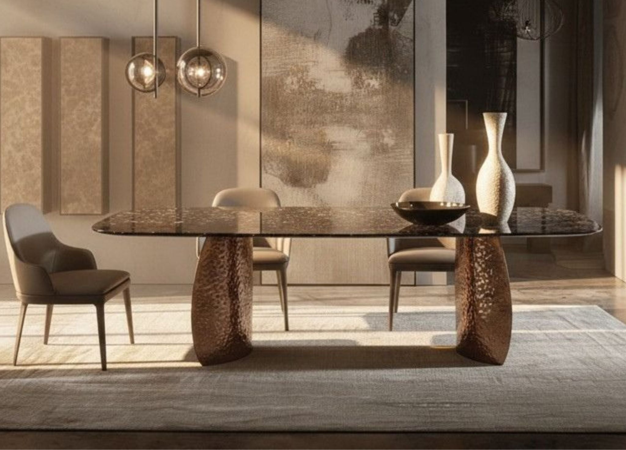 Rivelle Dining Table detail image - Resin Society