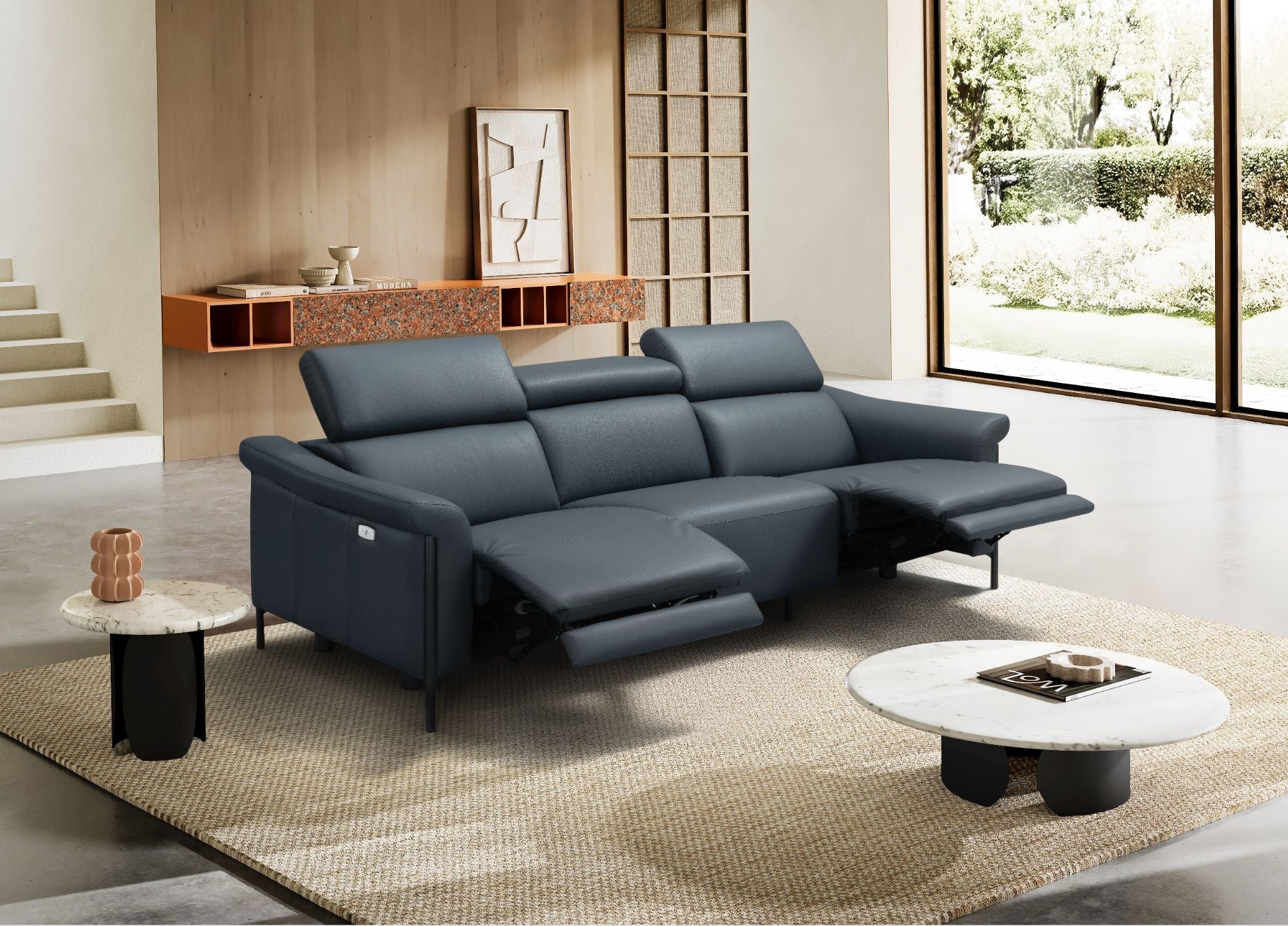 Martine Recliner Sofa detail image - Resin Society