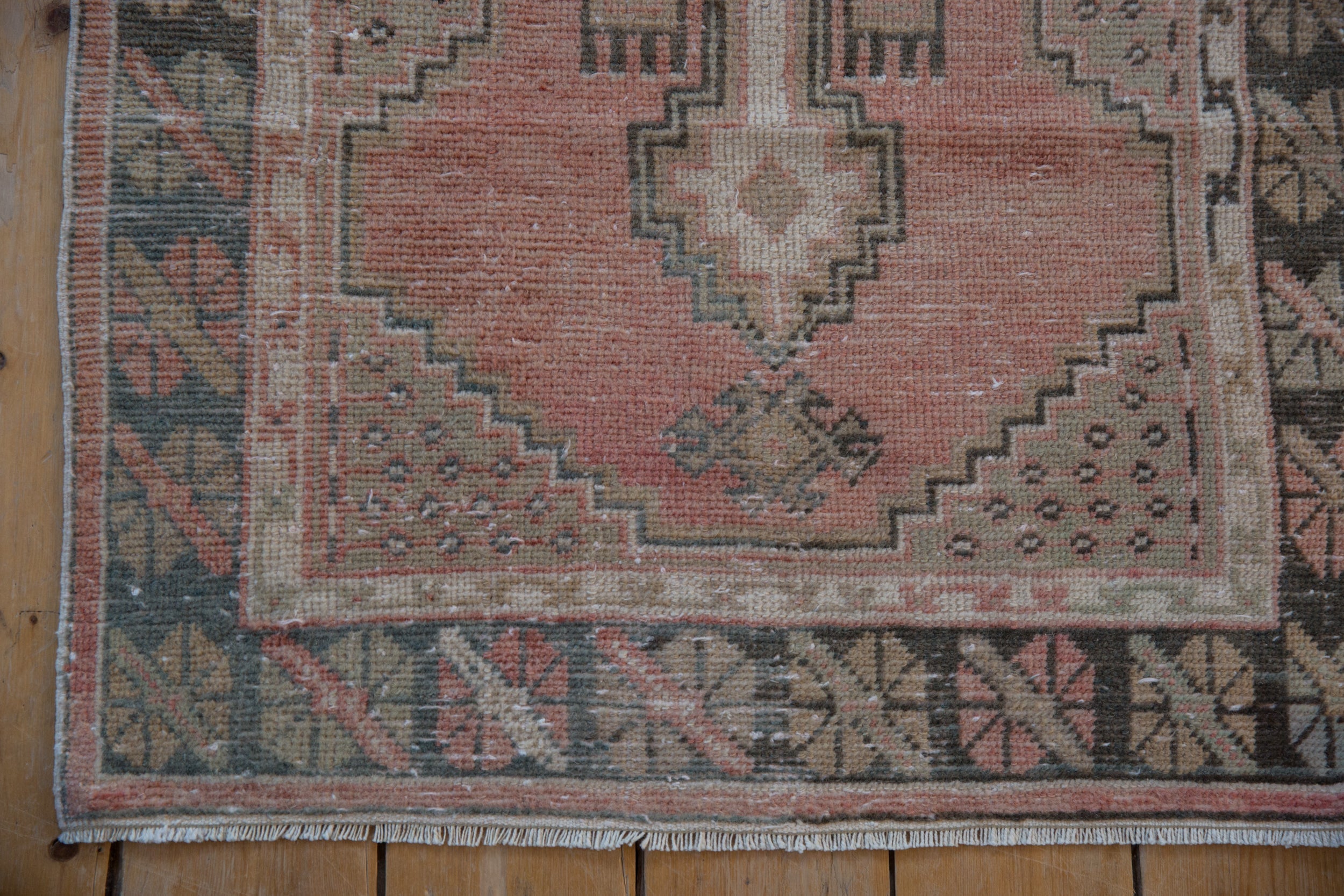 2.5x5 Vintage Distressed Oushak Rug Runner by Old New House® - product image 4 for Resin Society