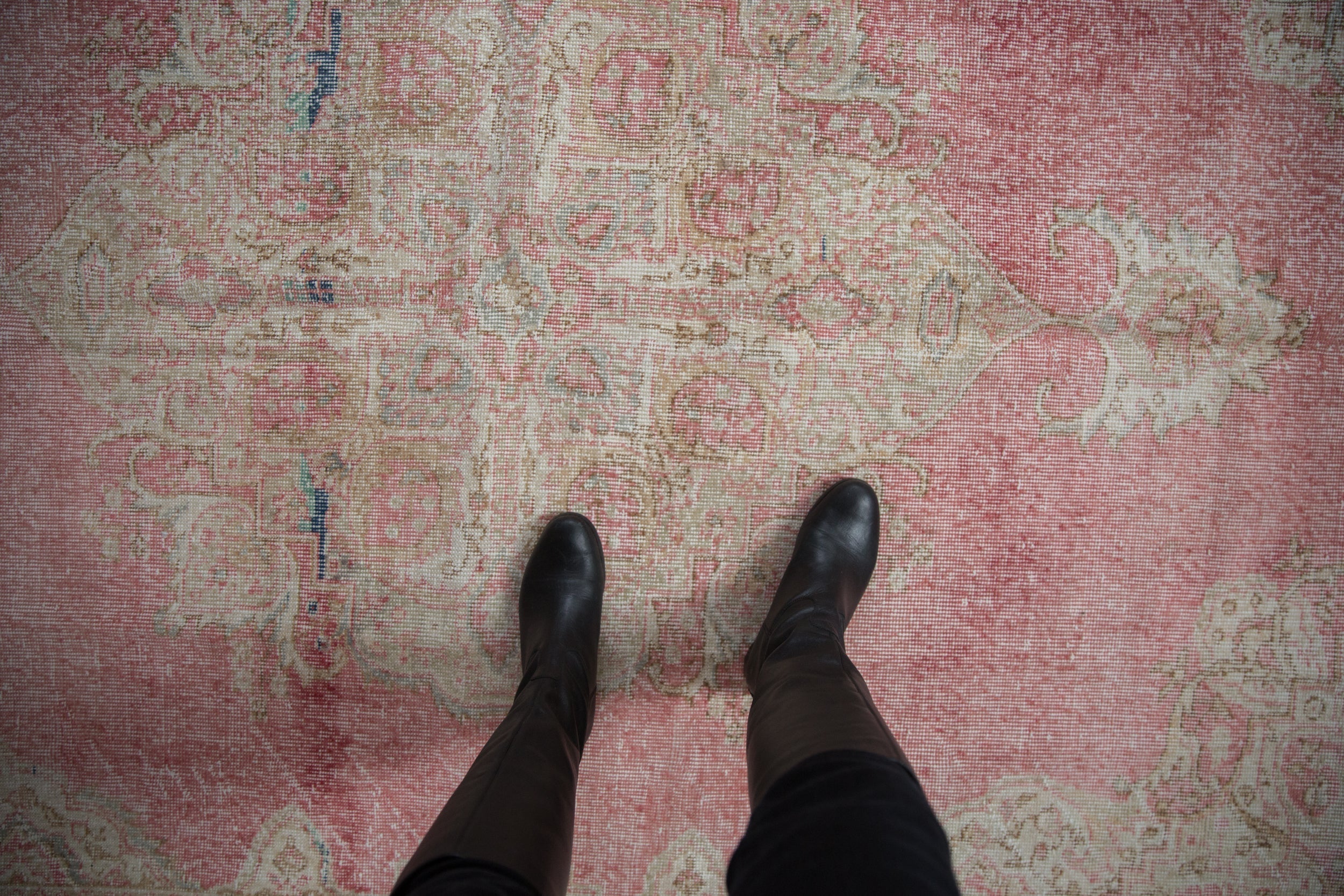 7x10.5 Vintage Distressed Sparta Carpet by Old New House® - product image 2 for Resin Society