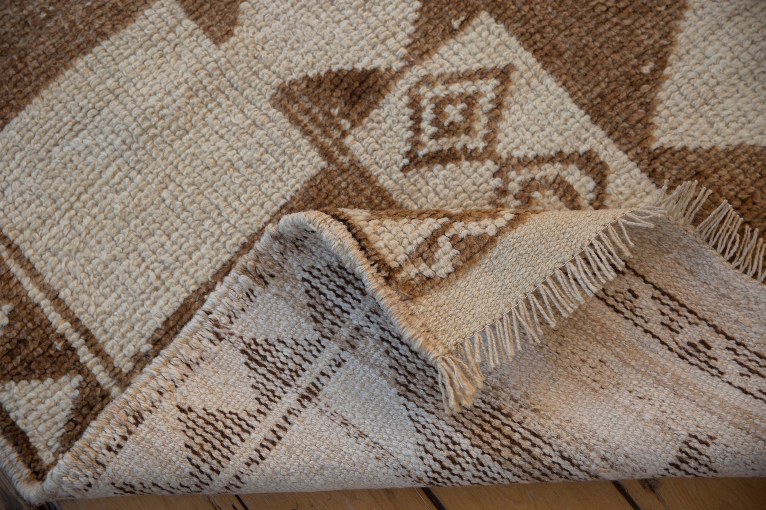 3.5x11.5 Vintage Distressed Kurd Rug Runner by Old New House® - product image 9 for Resin Society