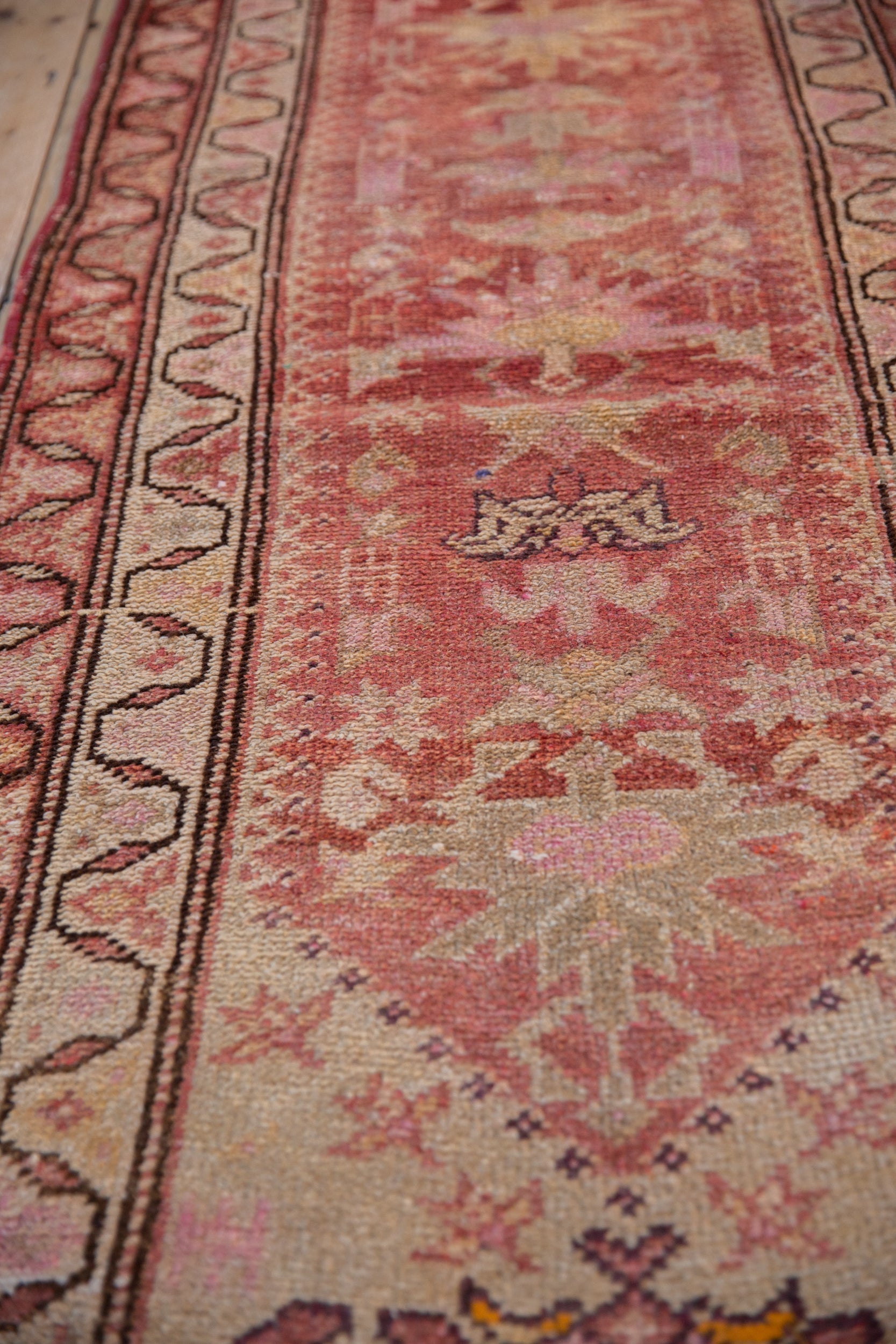 3x13.5 Vintage Distressed Kurd Rug Runner by Old New House® - product image 6 for Resin Society