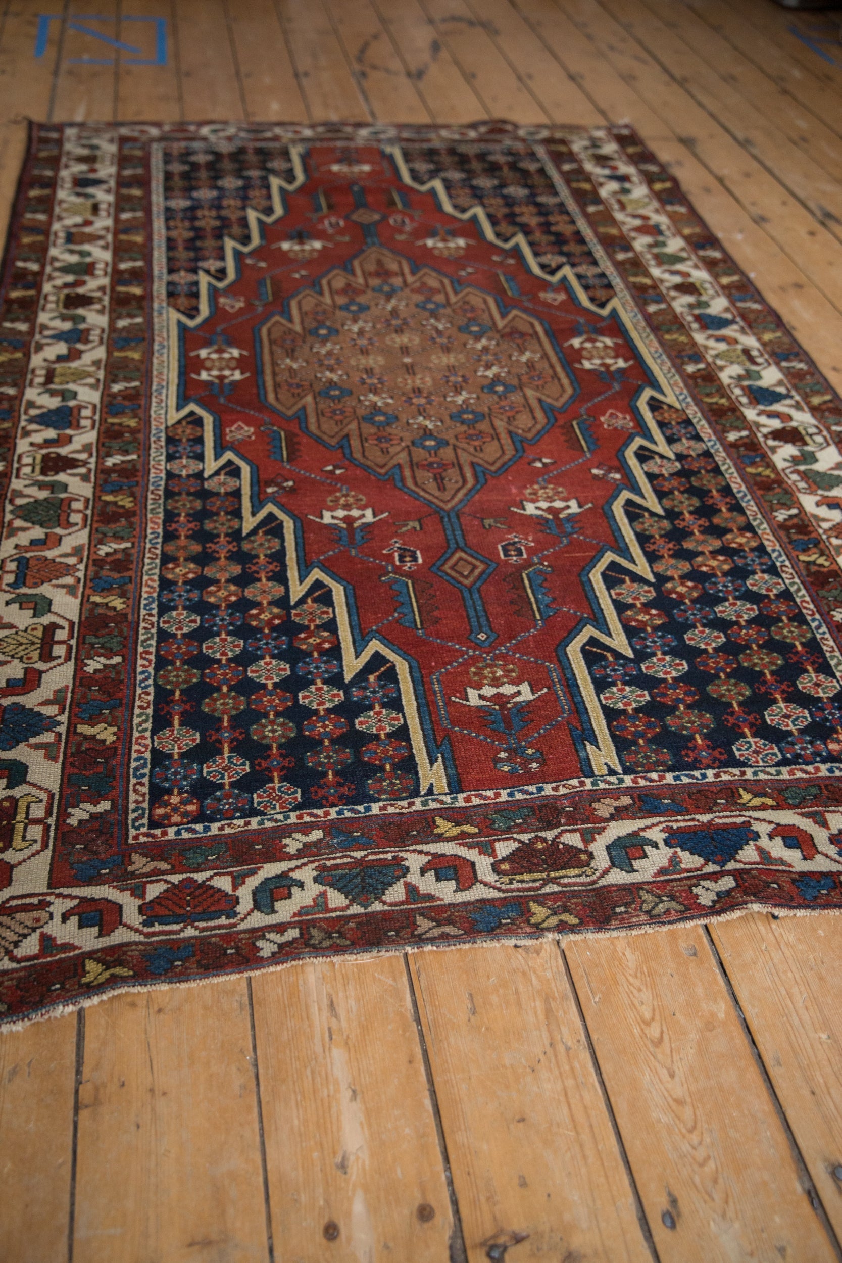 4x6.5 Vintage Fine Hamadan Rug by Old New House® - product image 8 for Resin Society