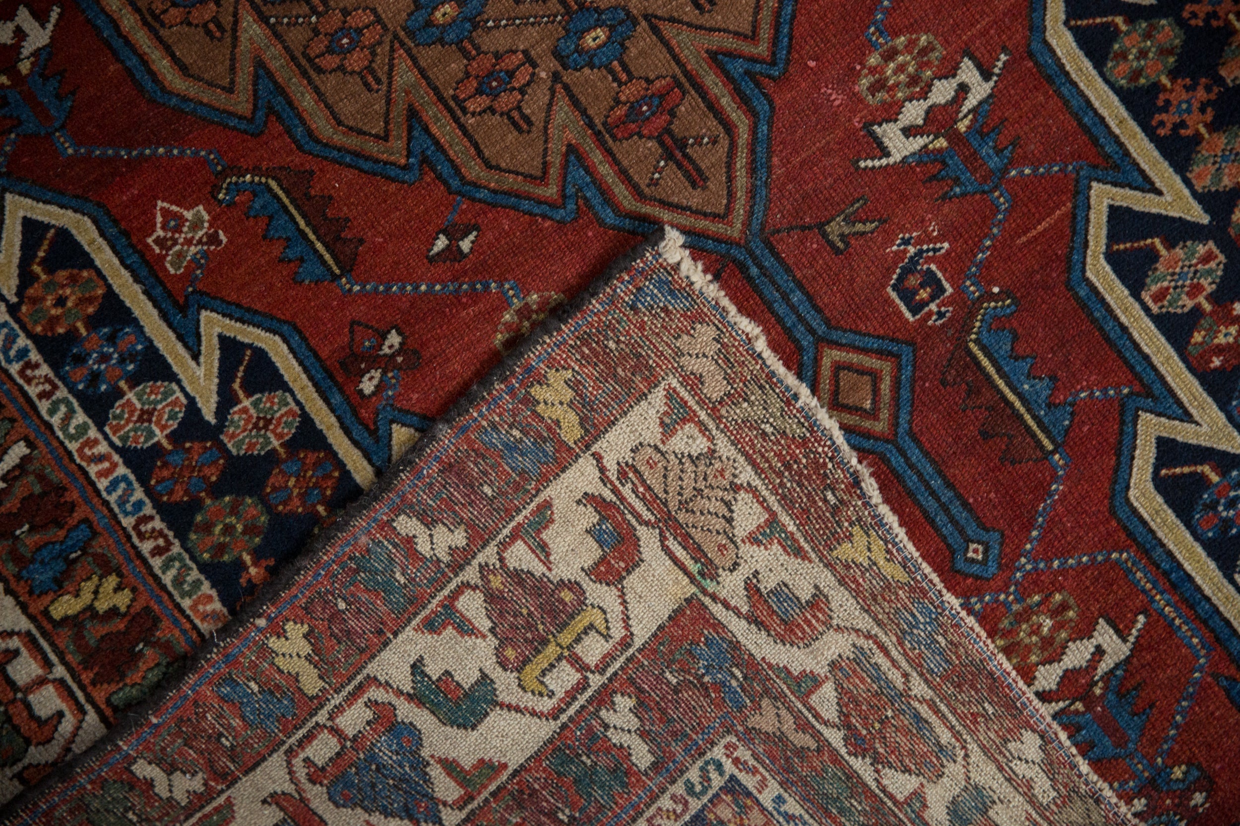 4x6.5 Vintage Fine Hamadan Rug by Old New House® - product image 10 for Resin Society