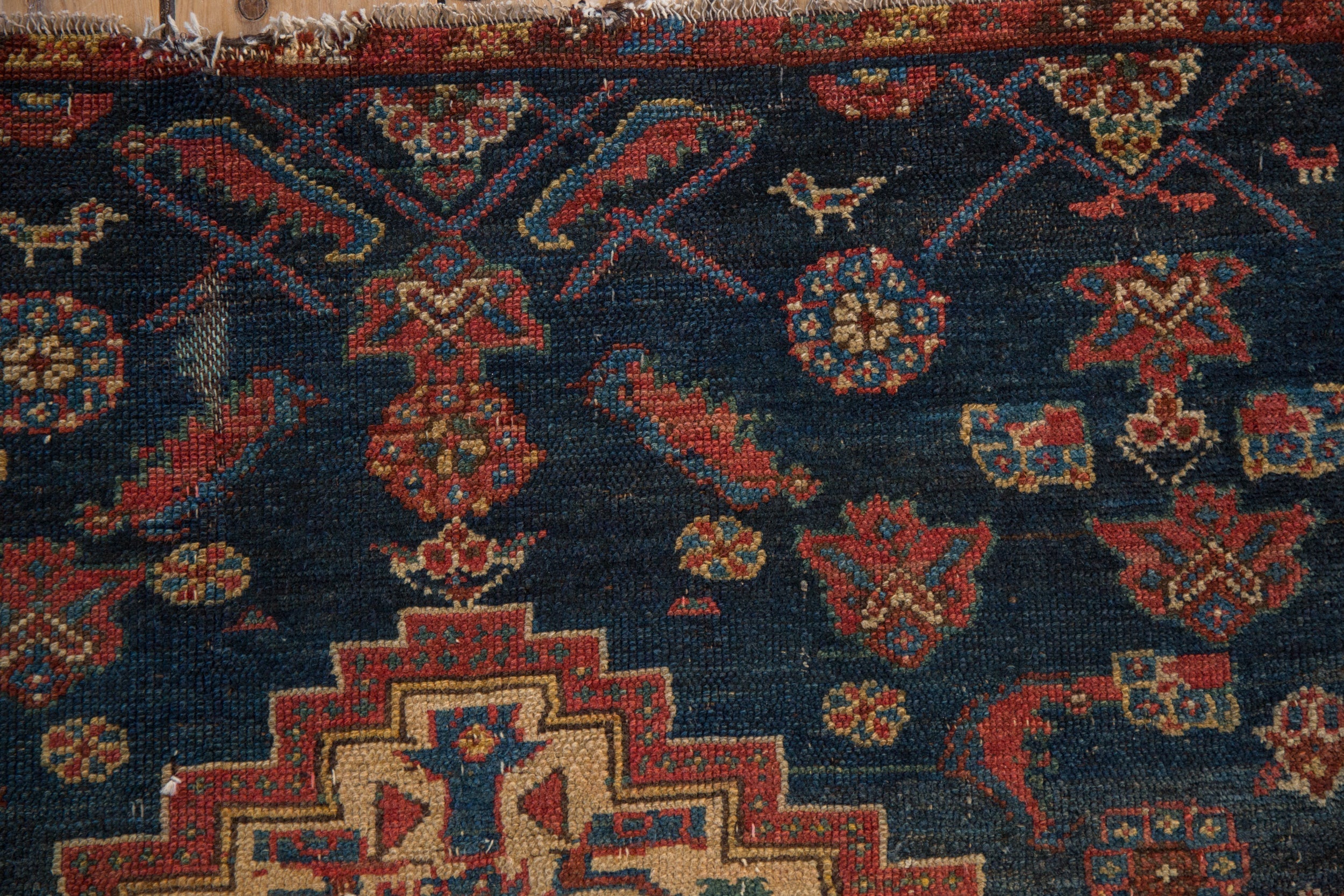 3.5x4.5 Vintage Fine Fragment Borchalou Square Rug by Old New House® - product image 10 for Resin Society