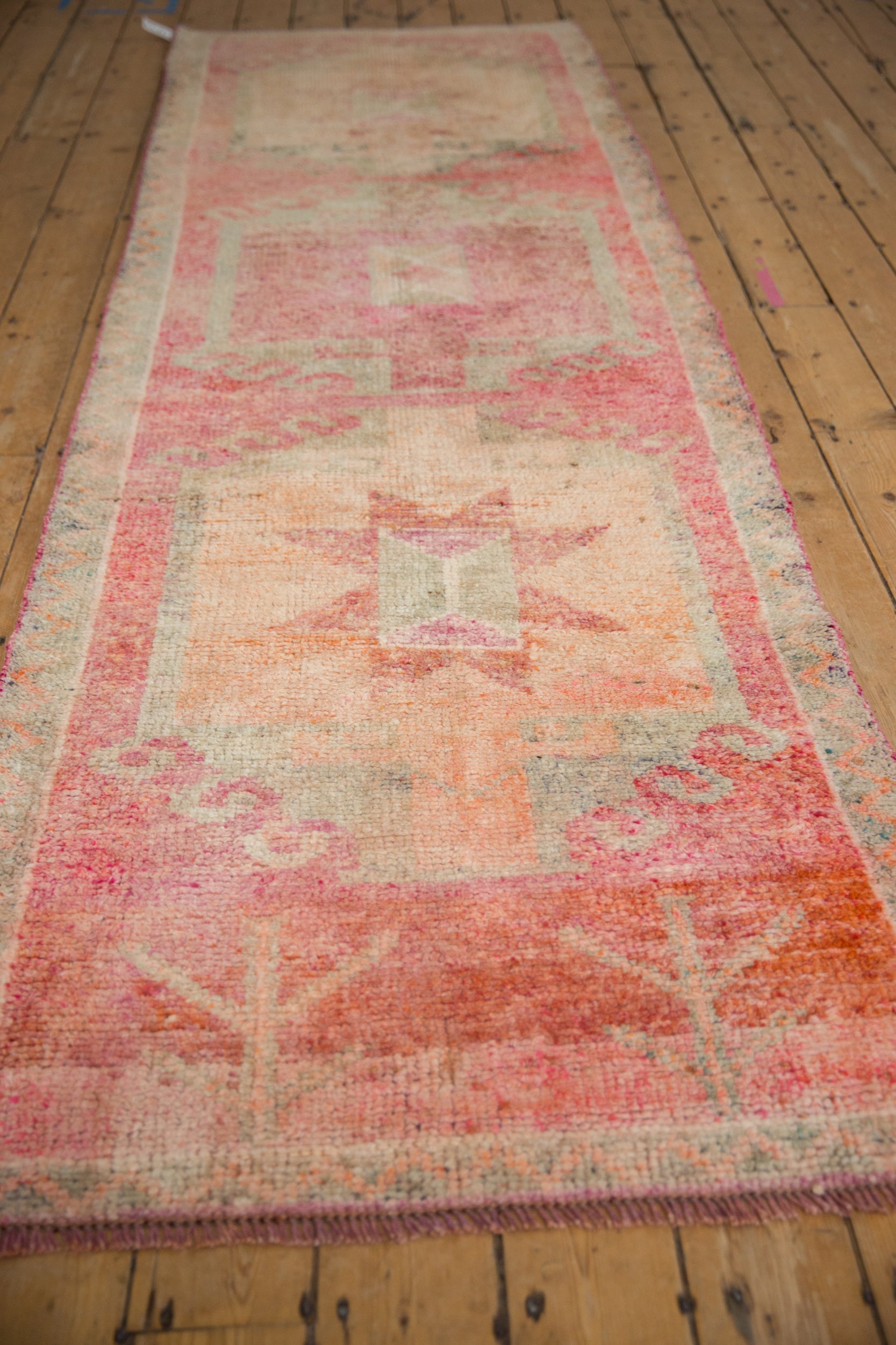 3.5x10.5 Vintage Distressed Kurd Rug Runner by Old New House® - product image 4 for Resin Society